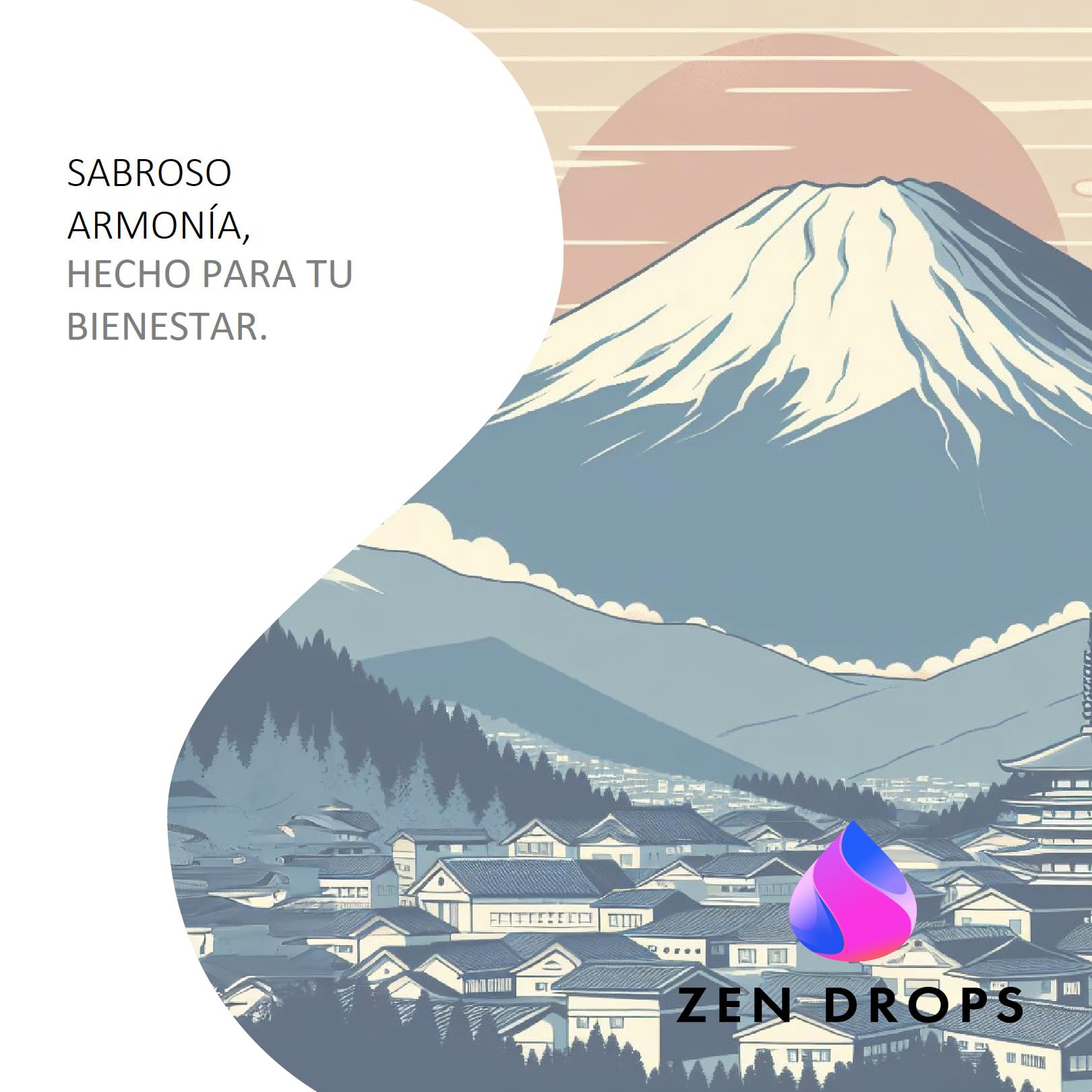 ZEN DROPS – Paquete de ventajas con 12 soluciones efervescentes de bebidas vitamínicas | 6 litros de bebida | Absorción rápida y fácil | Sin azúcar | (Edición Signature - 12 Gotas)