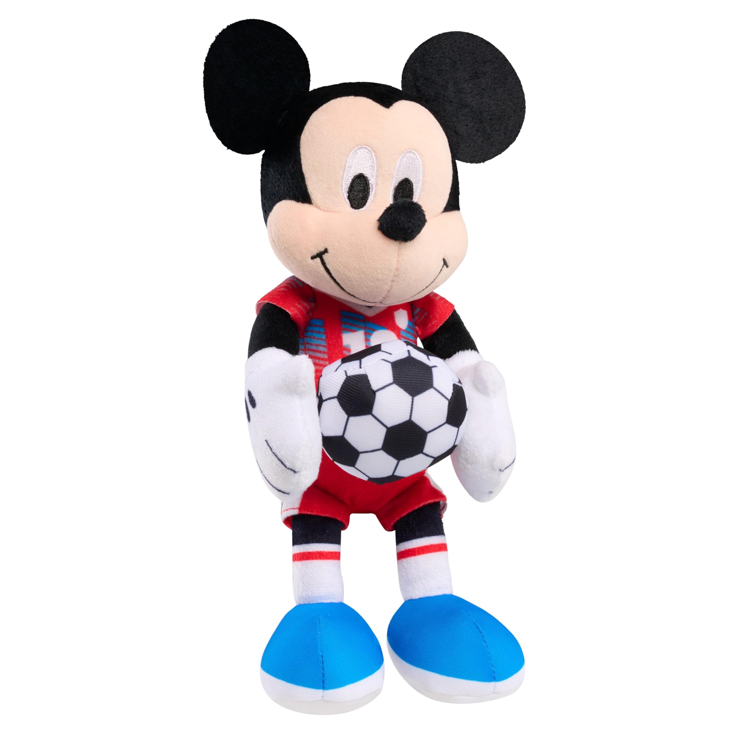 Disney Mickey Mouse - Peluche a forma di calcio, per bambini dai 2 anni in su
