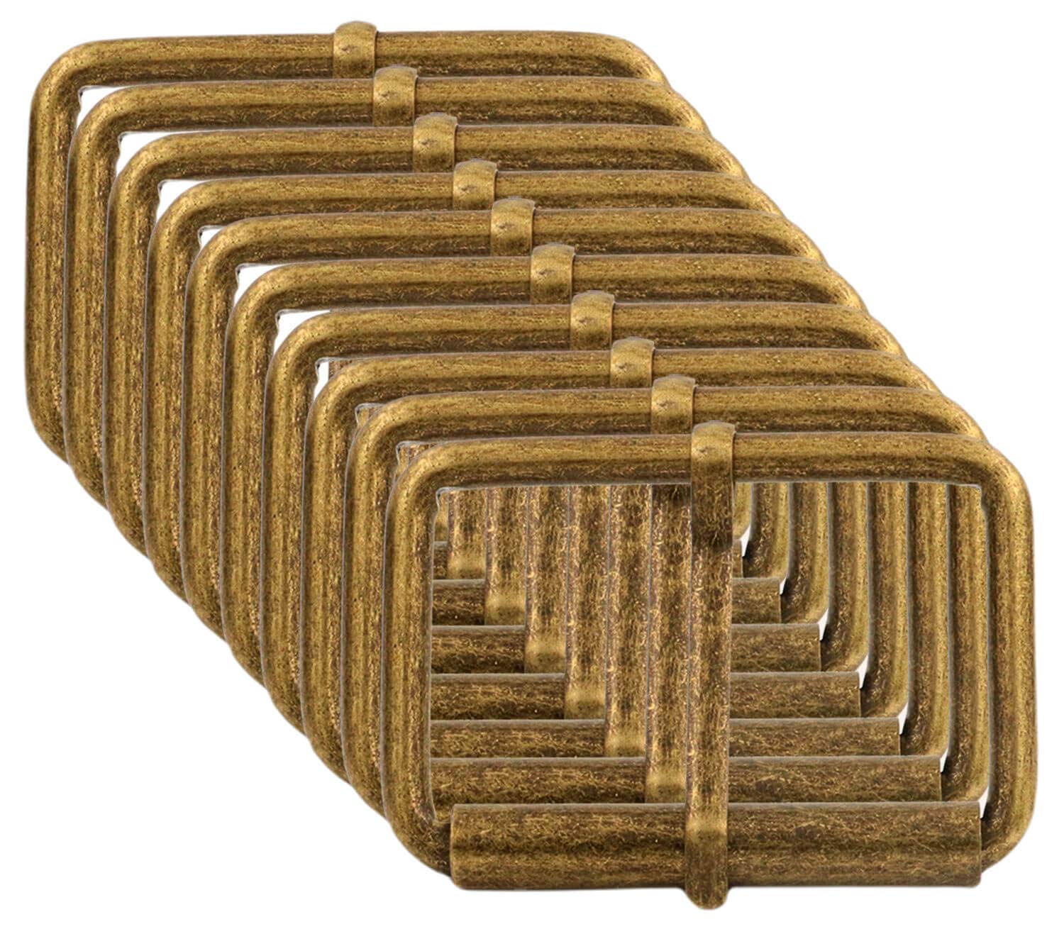 BIKICOCO Roller Buckle, 2 Inches Heel Rolling Bar Buckles for Bags Leather Webbing Straps