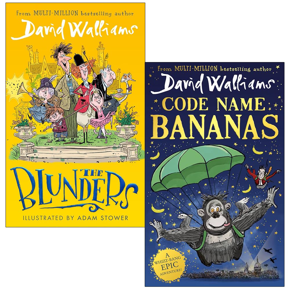 David Walliams Collection 2 Books Set (The Blunders & Code