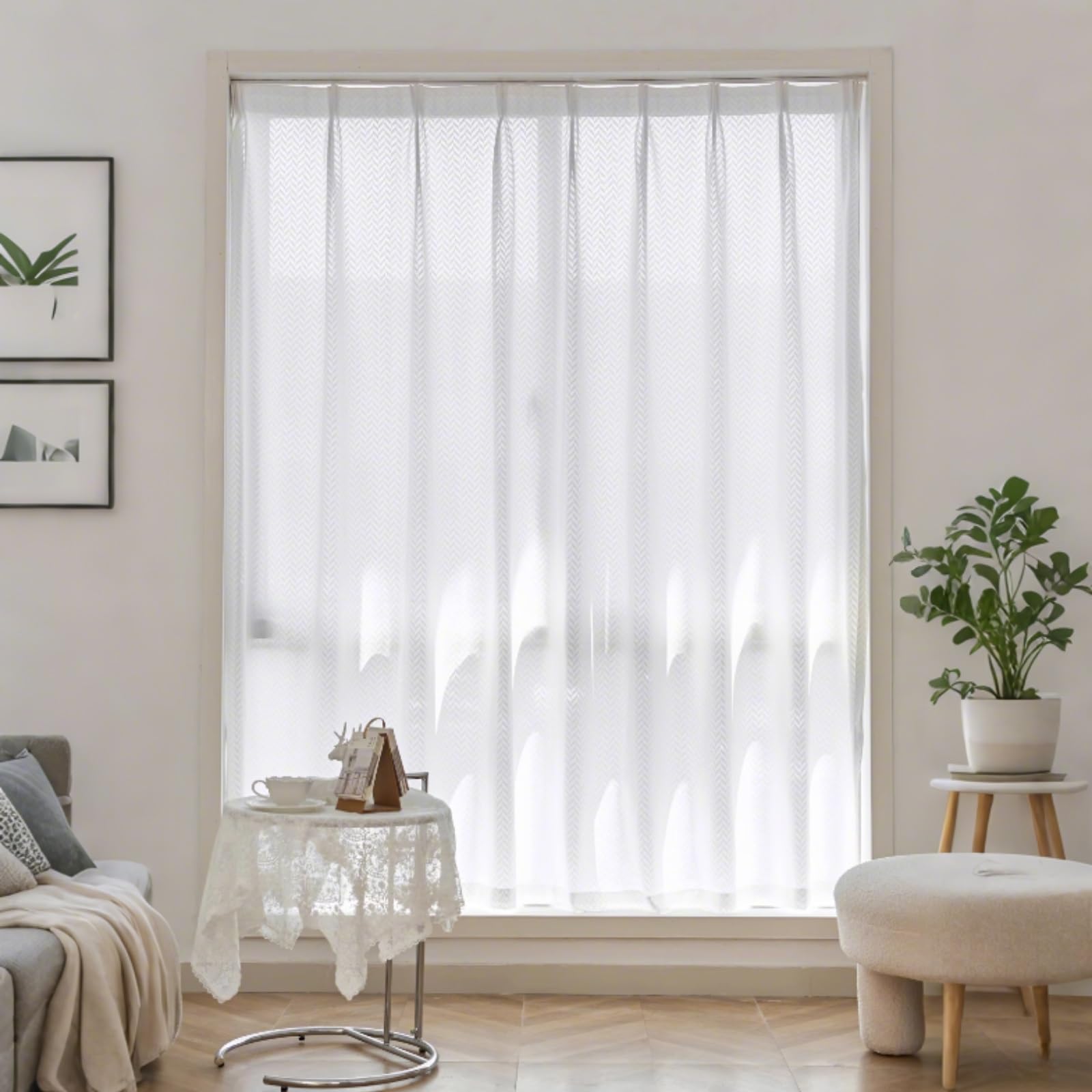 Système de rails pour rideaux de plafond, sans perçage, avec crochets, réglable de 70 à 400 cm, support adhésif pour salon, chambre à coucher, salle de bain (400 cm)