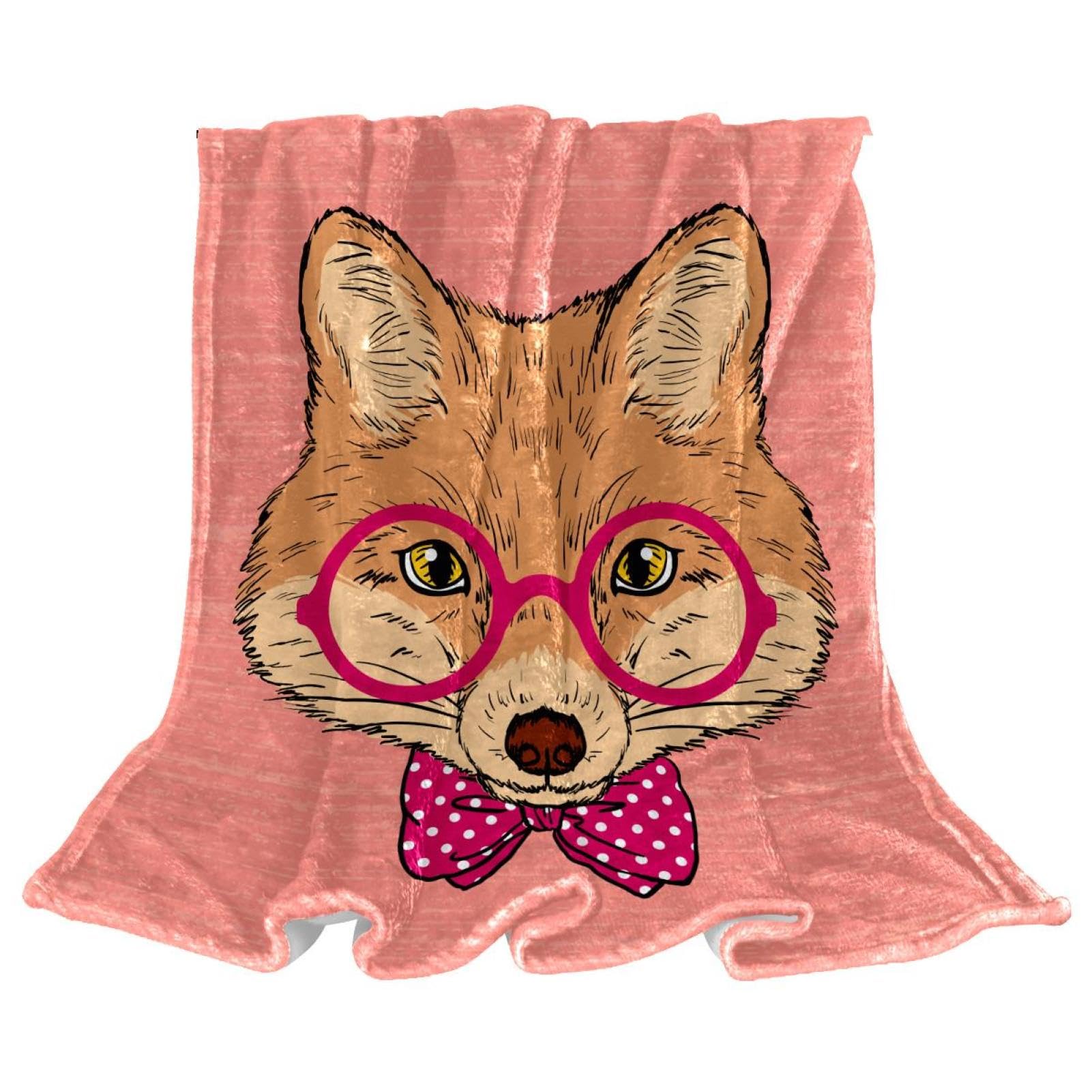 Couverture polaire renard mignon un cadeau doux pour réchauffer vos proches