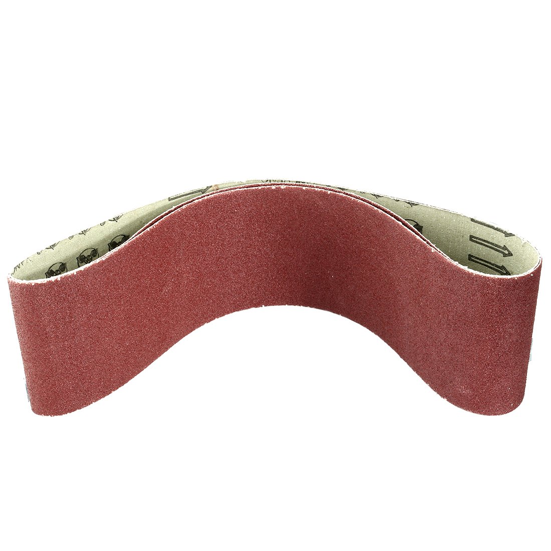 Uxcell Brown Sourcingmap 4-Inch X 36-Inch Aluminum Oxide Sanding Belt 80 Grits Sandpaper Lapped Joint For Belt Sander 2Pcs