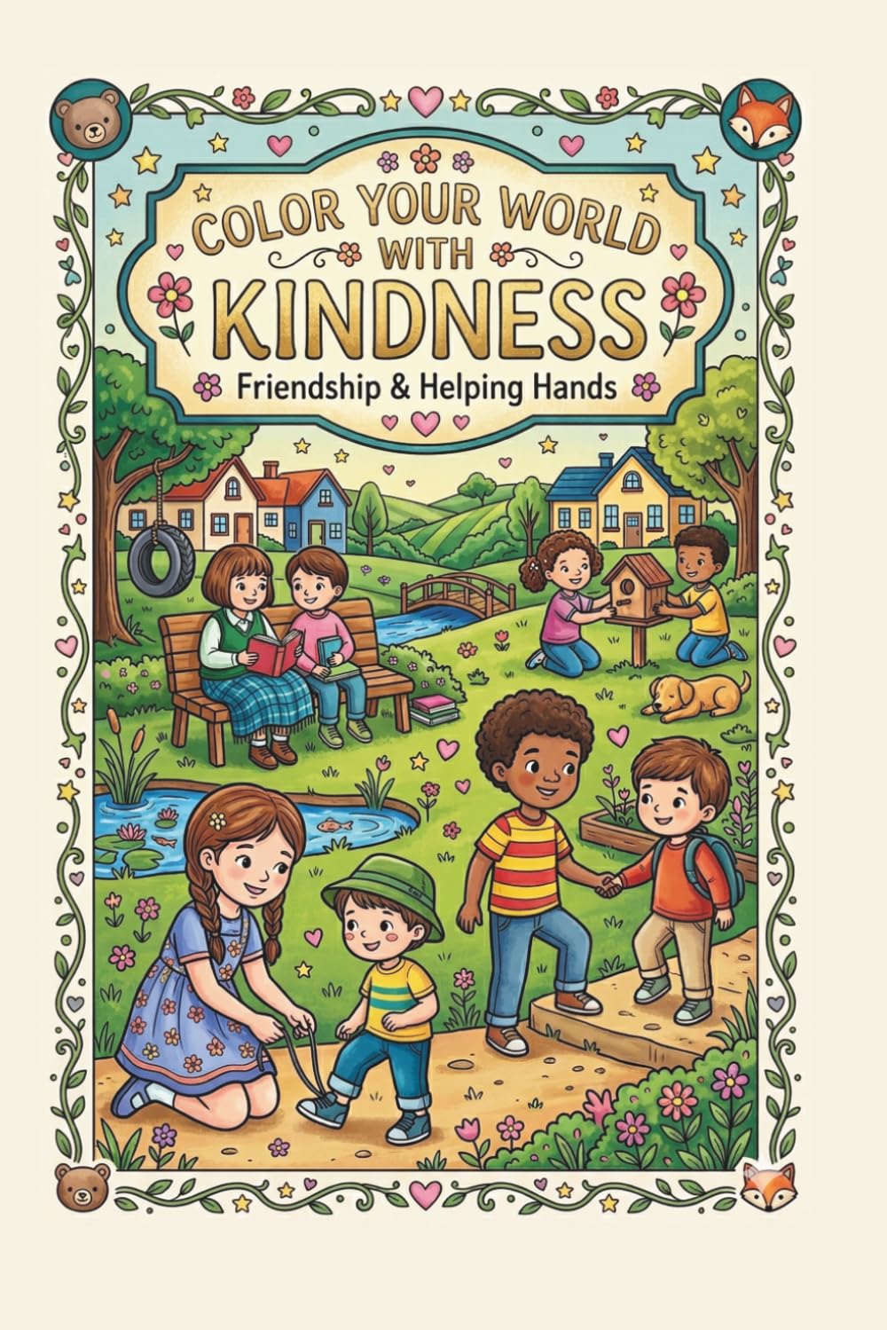 Color your world with kindness: A Coloring Book About Kindness, Friendship & Good Habits