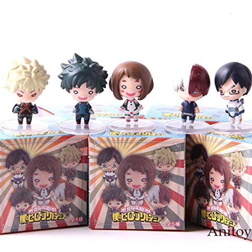 MHA Figuren Set - Midoriya & Bakugou Anime Statuen 10cm Für Sammler