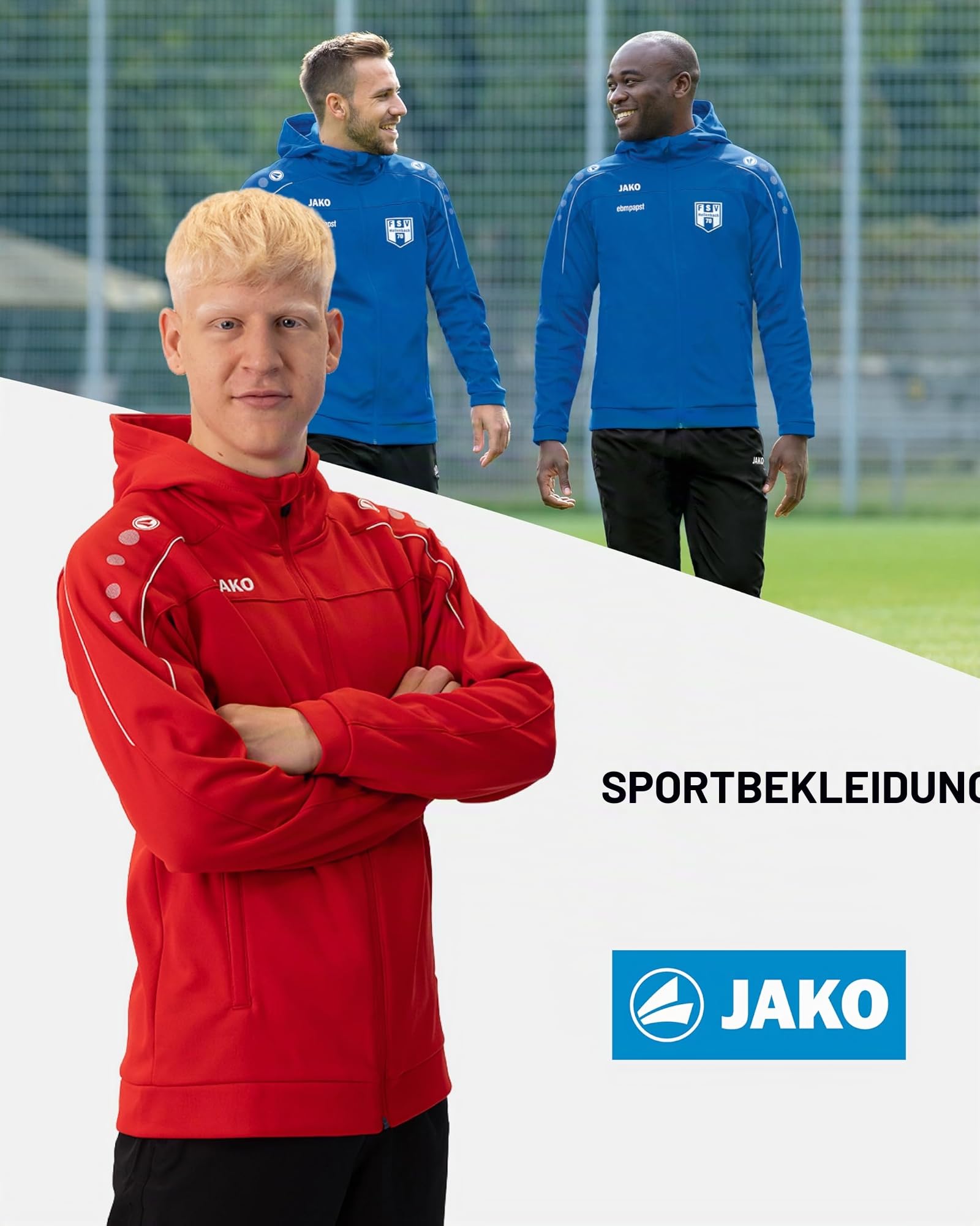 JAKO Kinder Kapuzenjacke Classico 6850