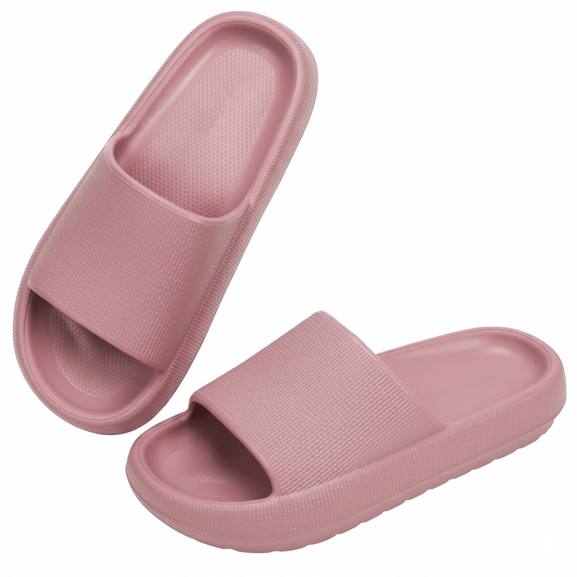 Ankis Badelatschen Damen & Herren,Badeschlappen & Schlappen Damen, Weiche Hausschuhe, Wolkenschuhe, Rutschfeste Badesandalen für Dusche Pool Strand & Sauna, Hausschuhe Damen