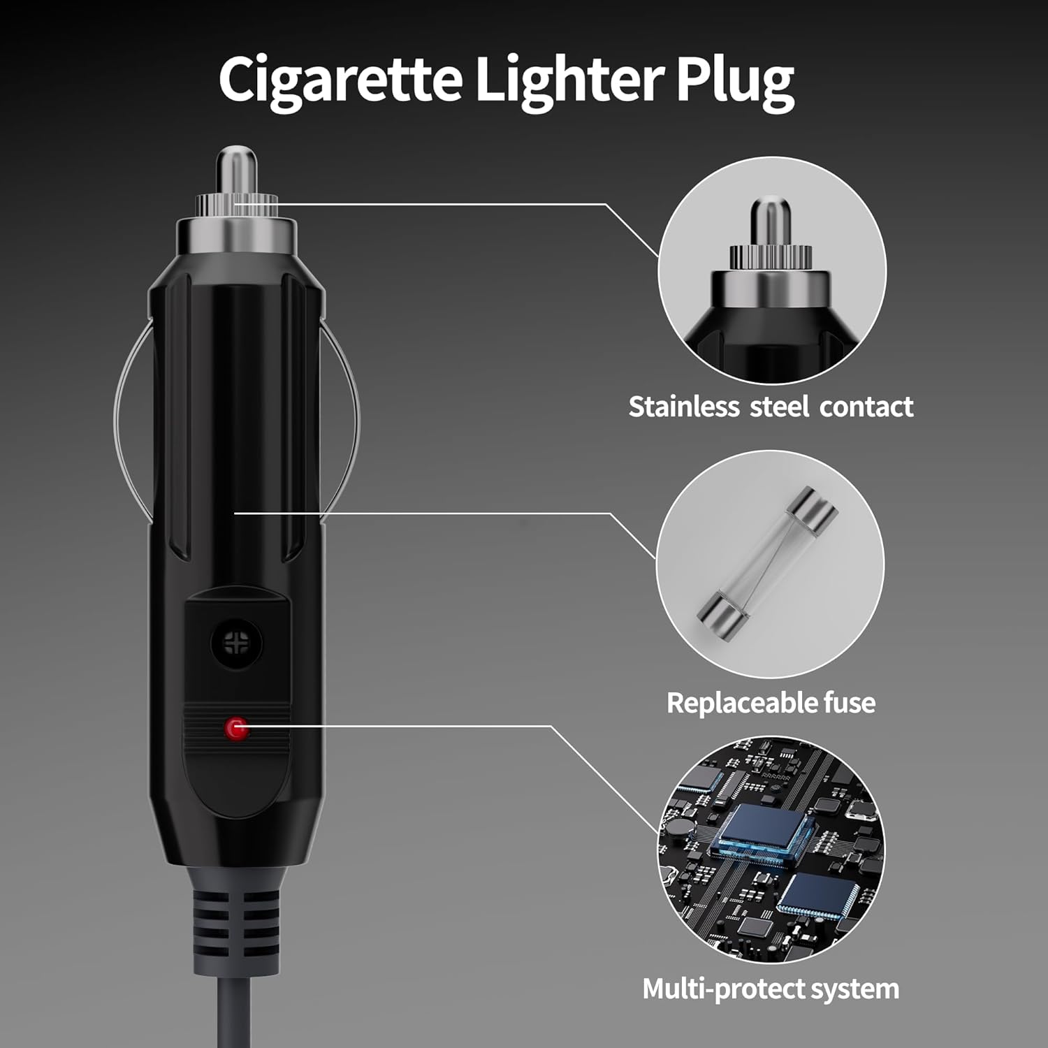 Carregador De Carro Starlink Mini, Cabo De Alimentação Dc Direto Para Cigarro Adaptador 12V-24V, Cabo De Alimentação 10Ft/3M Para Mini Starlink Dc Macho À Prova D'Água Carregador De Carro Starlink Mini, Cabo De Alimentação Dc Direto Para Cigarro Adaptador 12V-24V, Cabo De Alimentação 10Ft/3M Para Mini Starlink Dc Macho À Prova D'Água