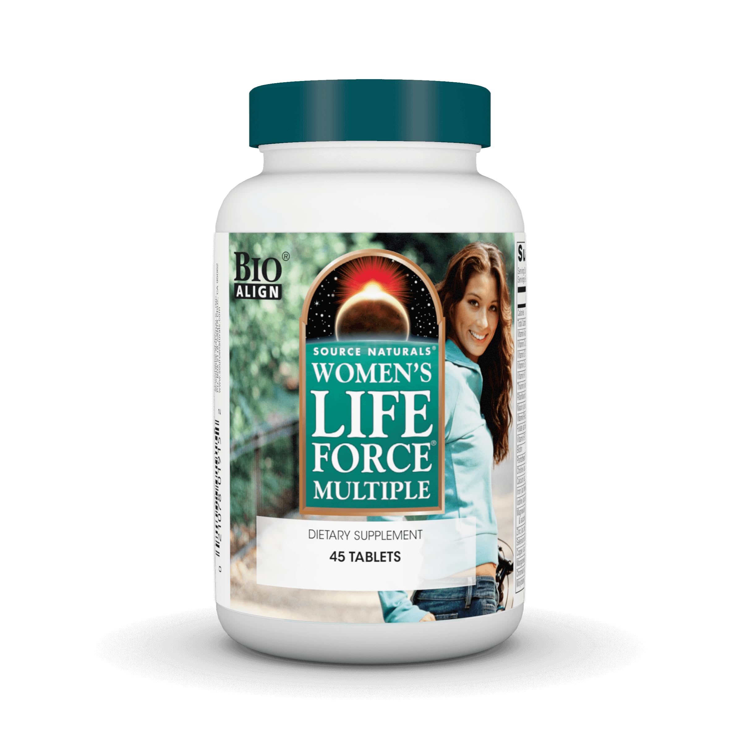 Source Naturals Womens Life Force Multiple Daily Multivitamin Immune Health Supplement - 45 Tablets