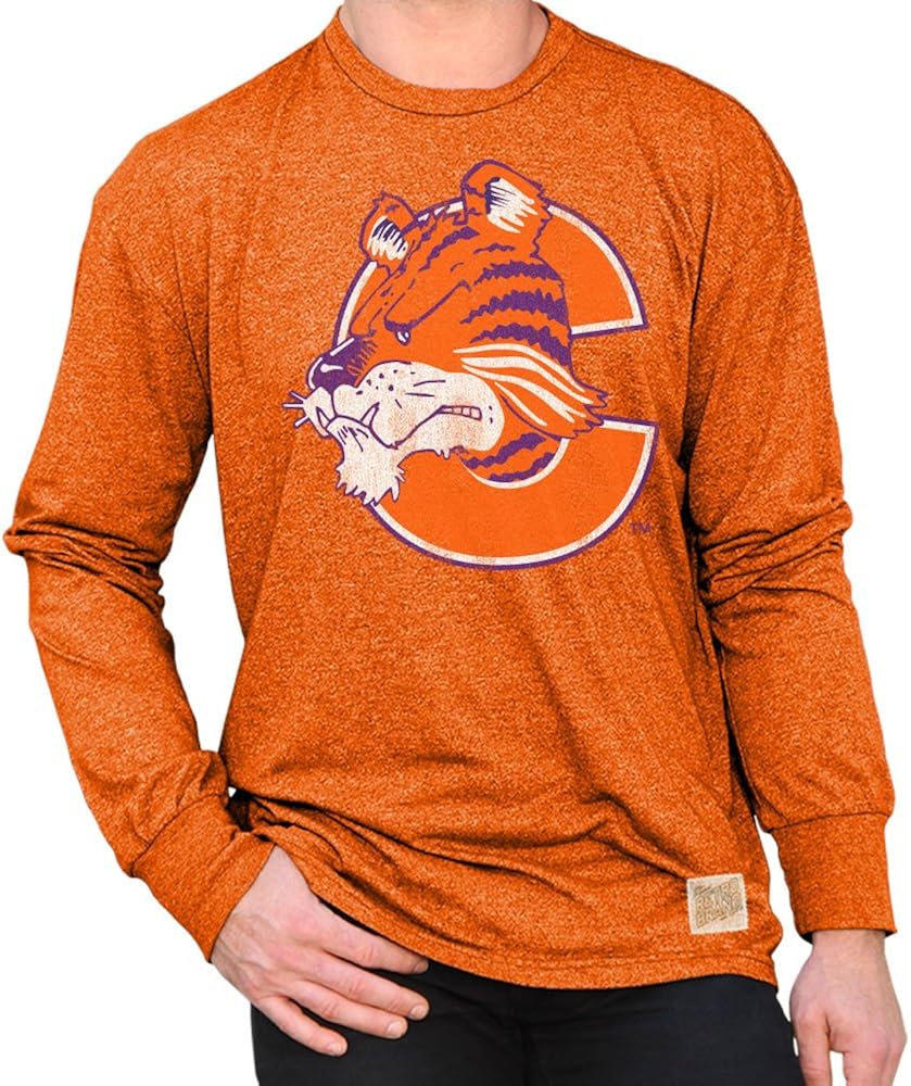Elite Fan Shop NCAA Mens Retro Long Sleeve Shirt Soft