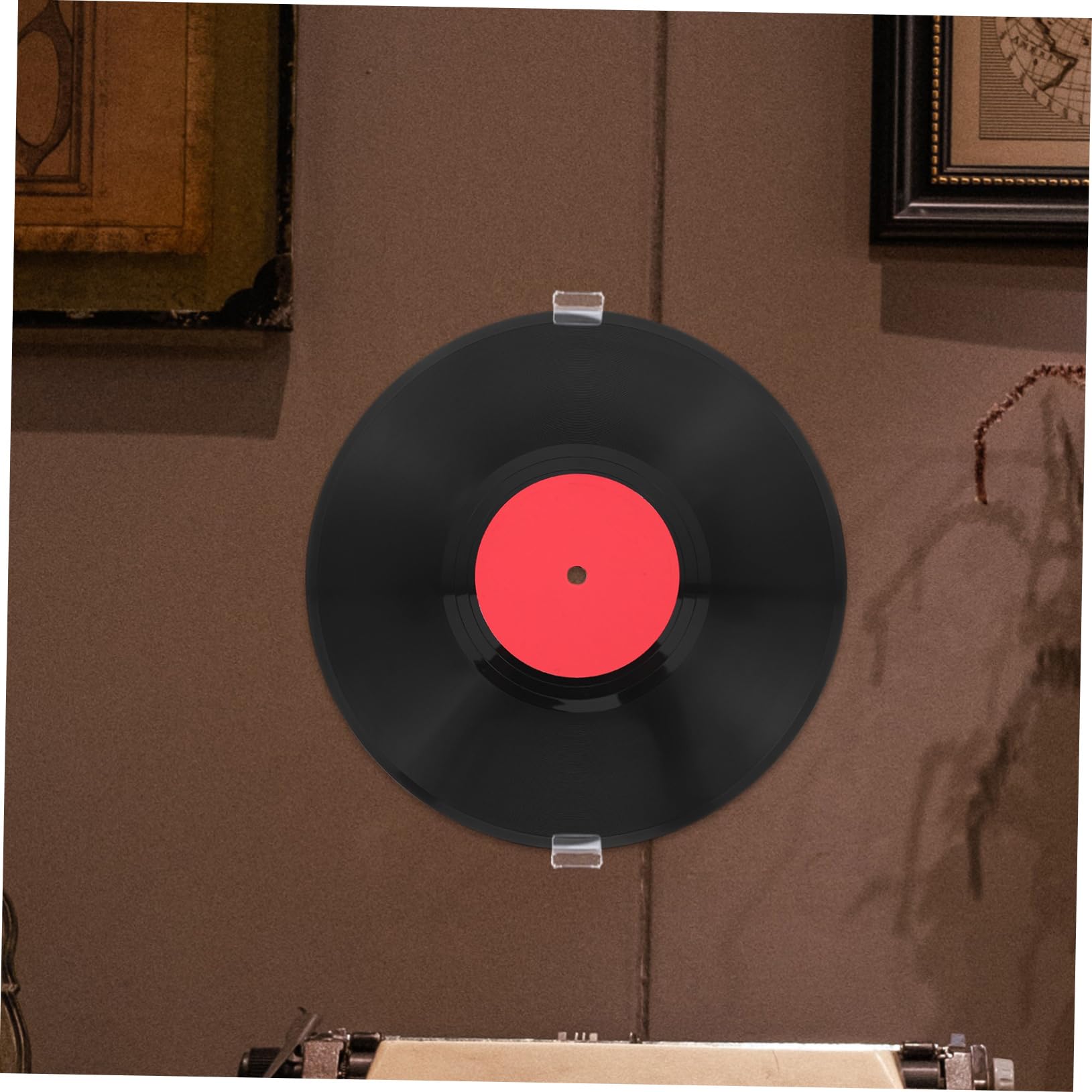 12 mensole da parete per dischi in vinile acrilico, supporto per album e foto, elegante decorazione per la casa, perfetta per gli amanti della musica e i collezionisti