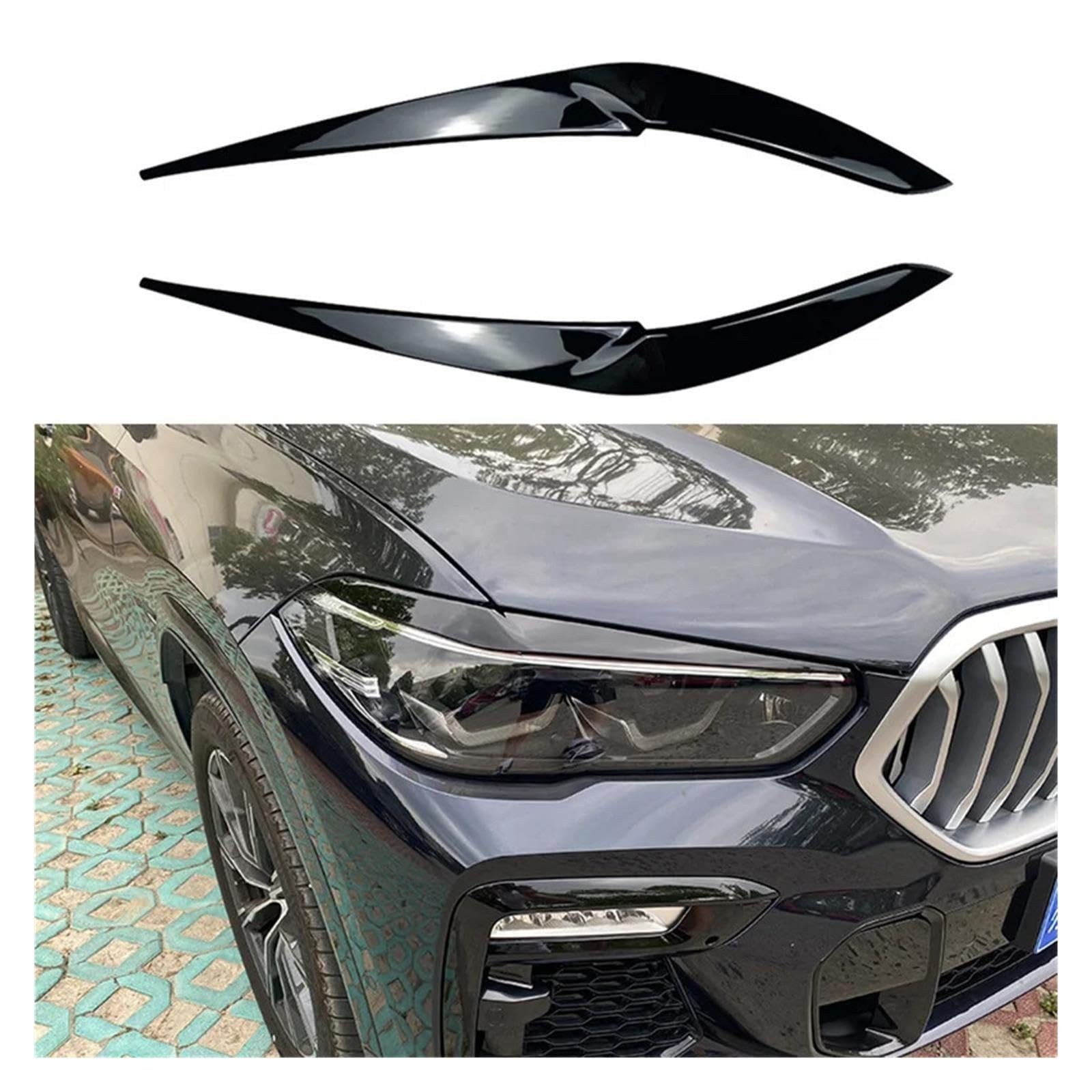 Scheinwerfer-Augenbrauen-Zierabdeckung, Kompatibel Mit BMW