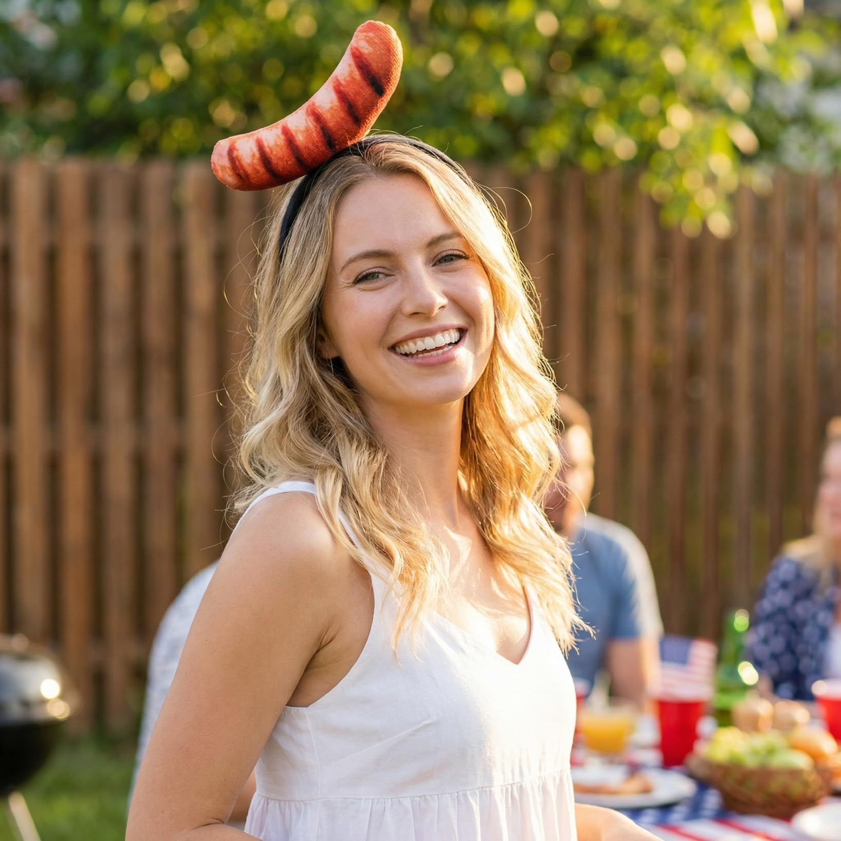 CALLARON Bandeau de hot-dog Mini Cheveux Alimentaires Mignon Lave Visage Chapeaux Femmes Serre-tête Chapeaux Filles Coiffe pour Carnaval Fête Accessoires de Costume