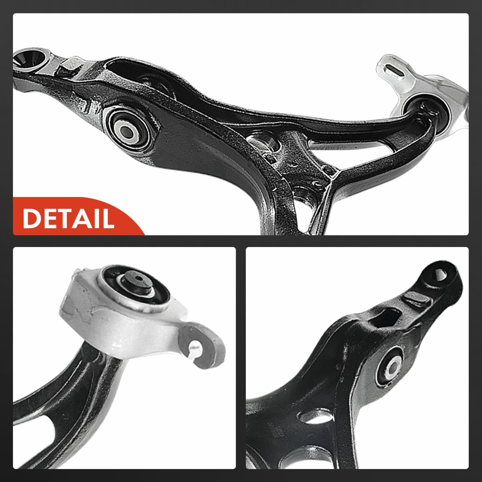 Frankberg 2 brazos de control inferiores delanteros para suspensión de | Al frente, abajo, izquierda, bien, 1643302507; Compatible con: ML 63 W164 GL 320 X164 GL 350 X164 GL 420 X164 GL 450 X164