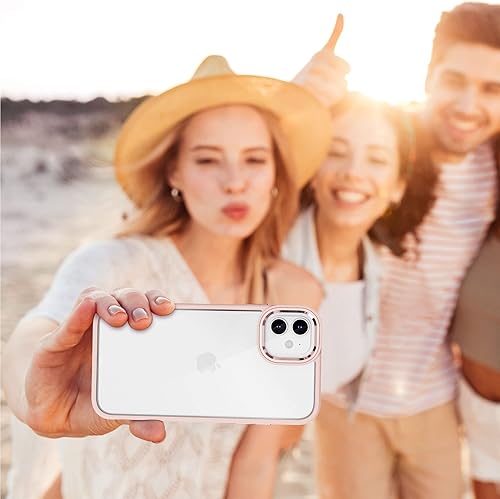 Miniatura 7 de ULAK Funda compatible con iPhone 12, funda transparente con purpurina, iPhone 12 Pro, funda brillante de TPU suave para mujeres y niñas, a prueba de