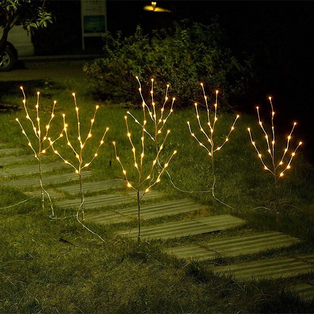 Best Promo Vanthylit 3PK 30'' Lighted Birch Twig Branches with 60 LED Warm White Bulbs Waterproof Adapter in for Outdoor and Indoor Decor 🛒 Crazy Deals Vanthylit 3PK 30'' Lighted Birch Twig Branches with 60 LED Warm White Bulbs Waterproof Adapter in for Outdoor and Indoor Decor