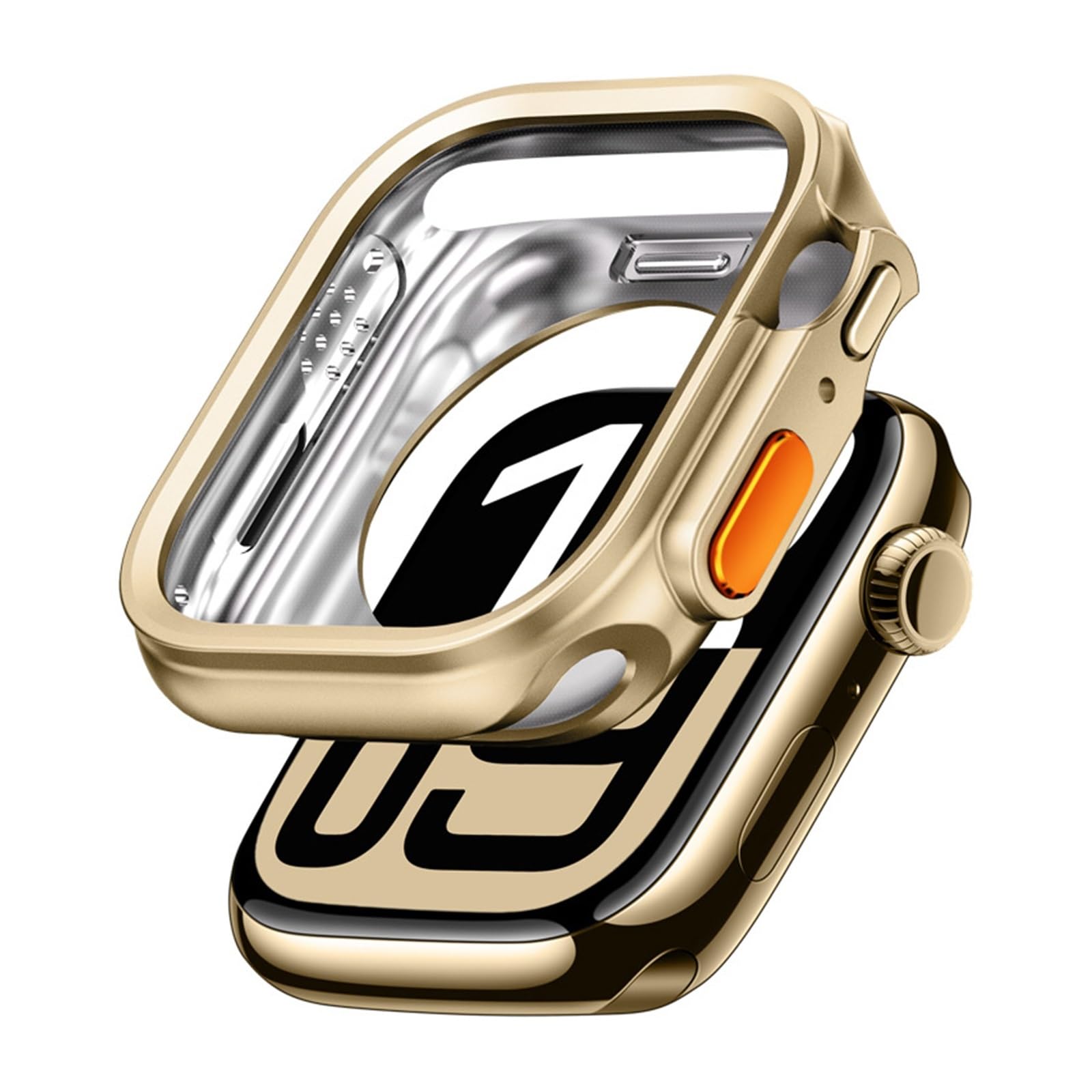 Boîtier Apple Watch S10 46mm SCRUBY Coque TPU Bumper au Design Épuré - 8