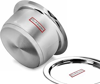 Flixbloom Virtues 2.5 Litre Stainless Steel Thick Guage with Triply (S.A.S. Bottom) for Induction Cooktop/LPG Gas Stove De... Price In India
