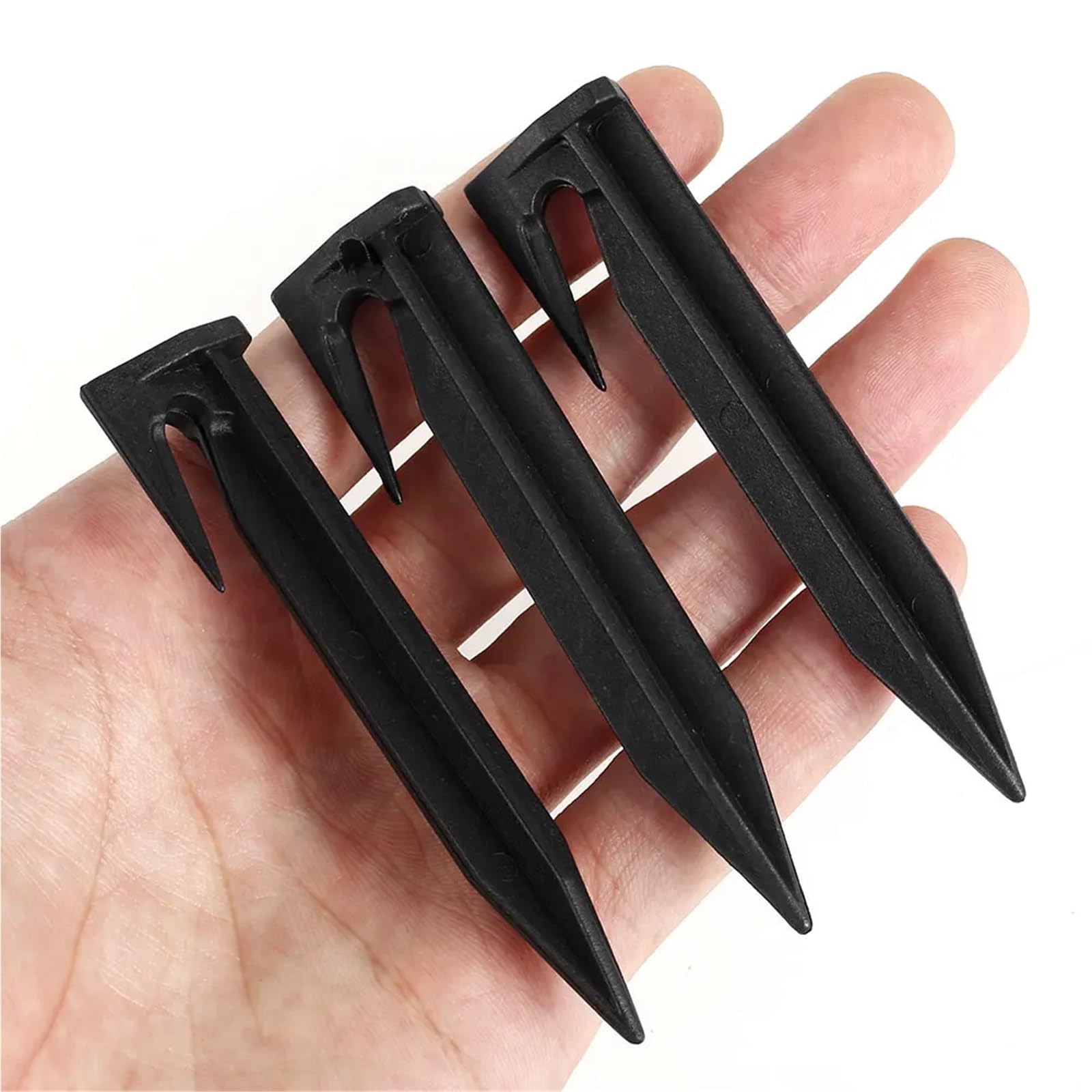 100/200 Pezzi di picchetti for Tosaerba, Chiodi perimetrali, Ancoraggio in plastica, perni Fissaggio al Terreno del Giardino per Fissaggio(200pcs)