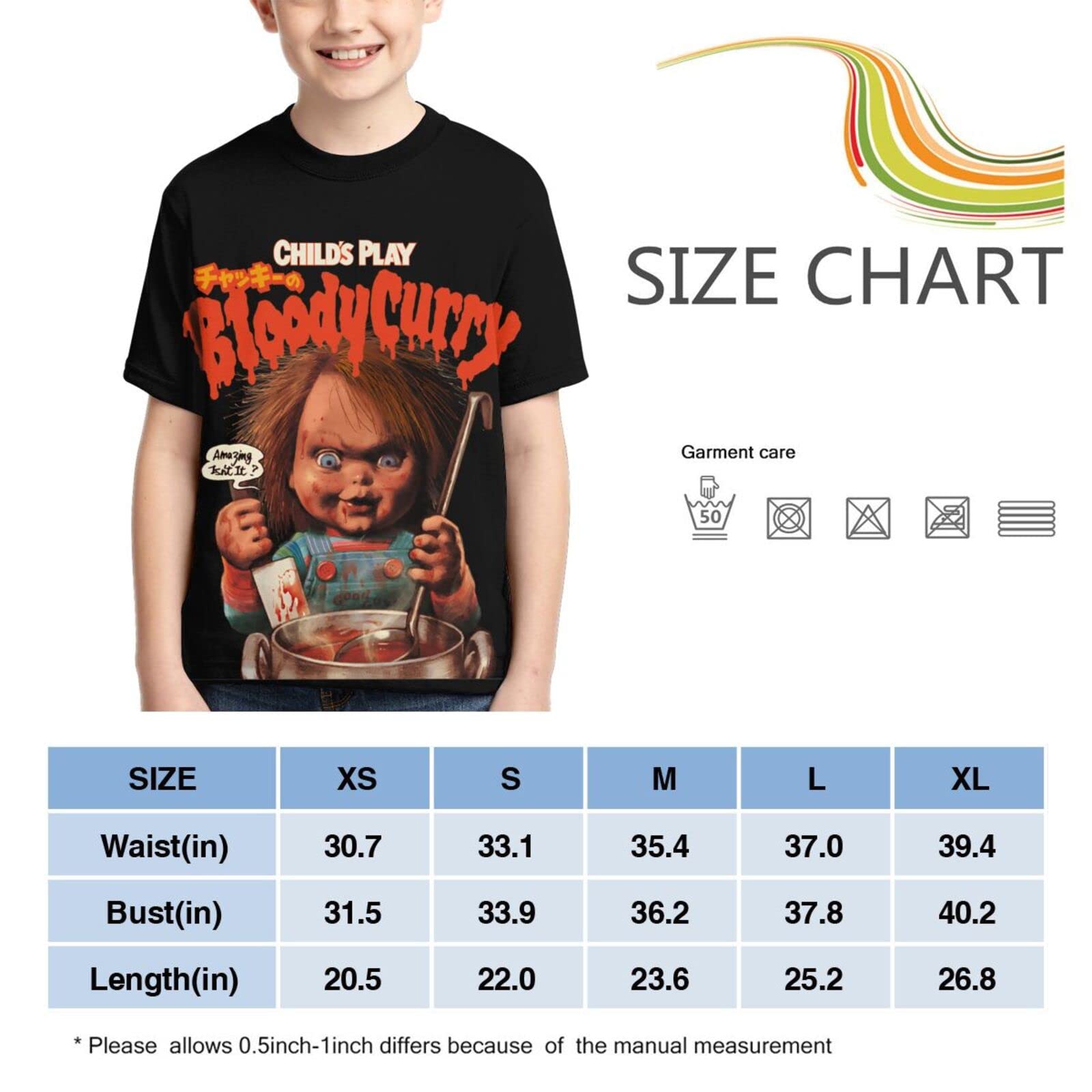 Amazon.co.jp: Tシャツ 子供用 チャイルド プレイ チャッキー ホラー