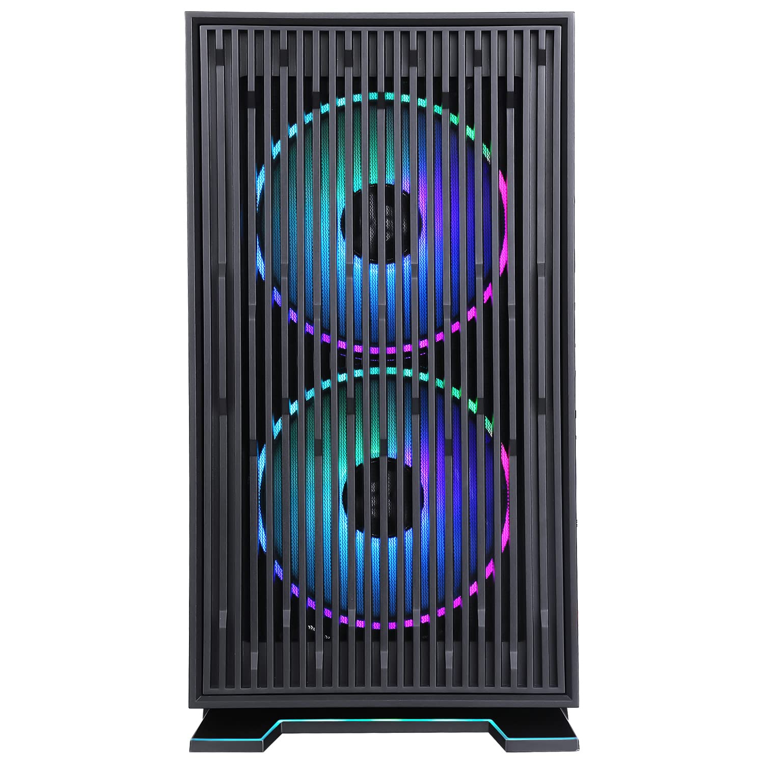 Itek Case Galaxy 2Q - Mini Tower ITX, 2x12cm Ventole ARGB, 2xUSB3, 2X Pannelli Frontali, Vetro Laterale