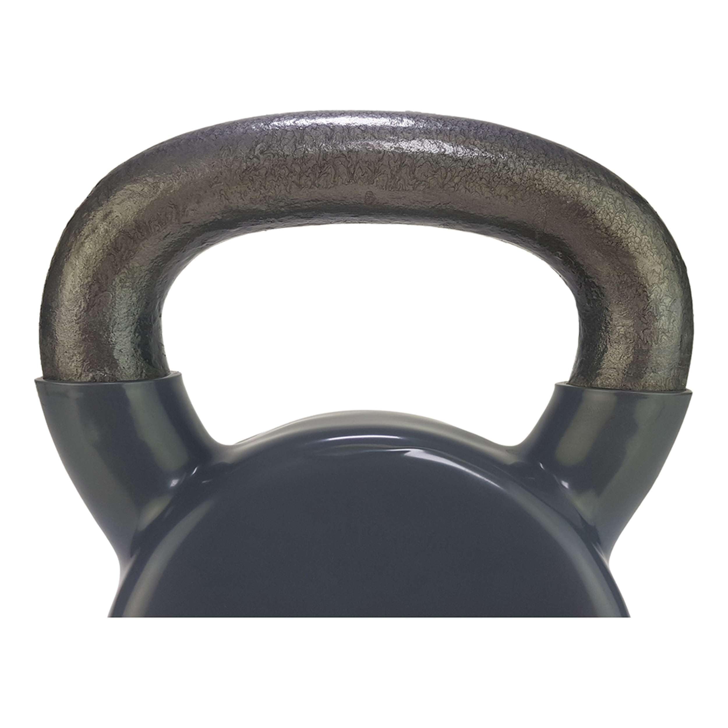 Tunturi Kettlebells Pesa Rusa Vinilo 14kg, Gris, Unisex Adulto, Grey, 1