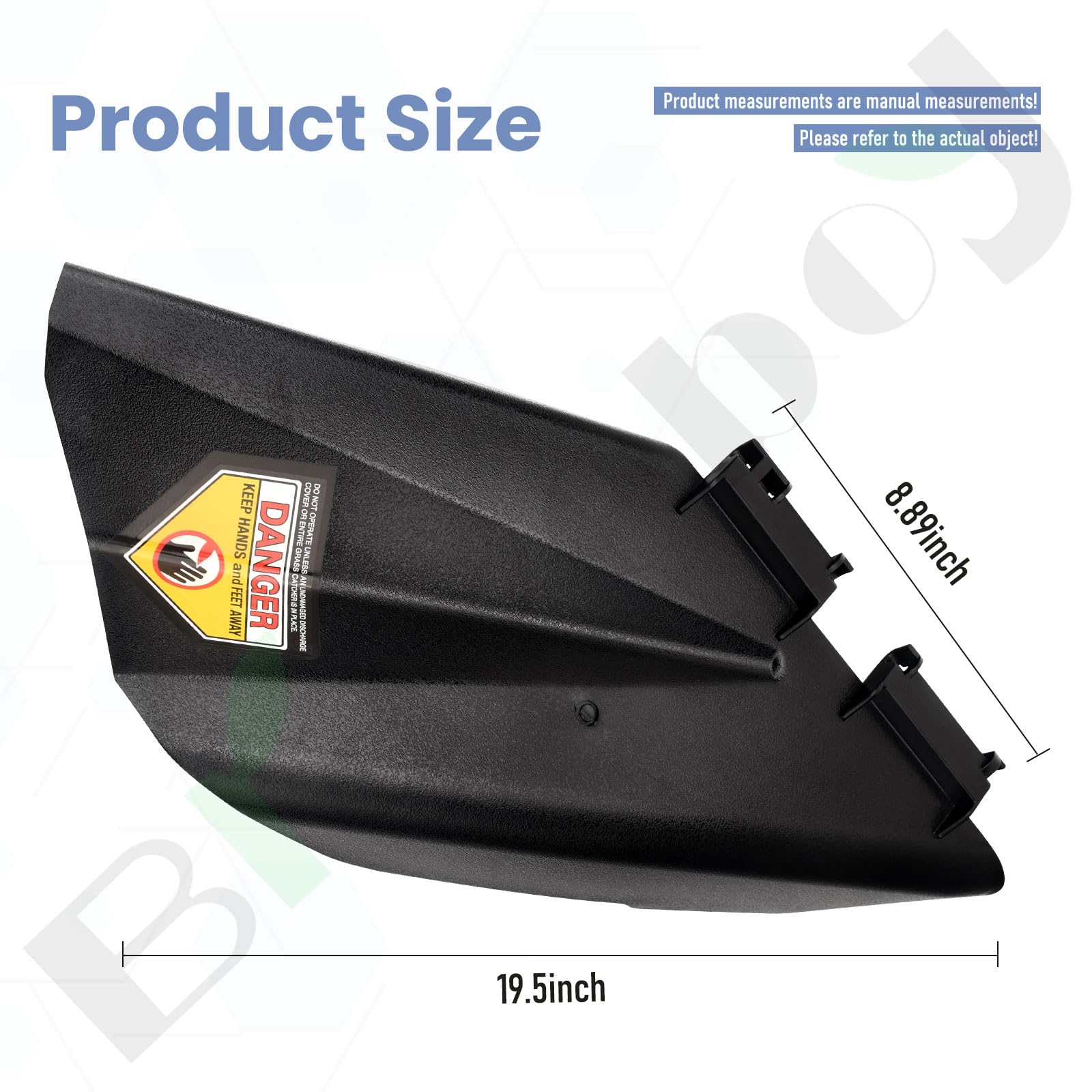 Braveboy 93-0317 88-4550 - Conjunto deflector compatible con cortacésped Toro 71427 71428 725057006 725057016 81242 81245 81242 81245 94301 943277 9433 0 unidades