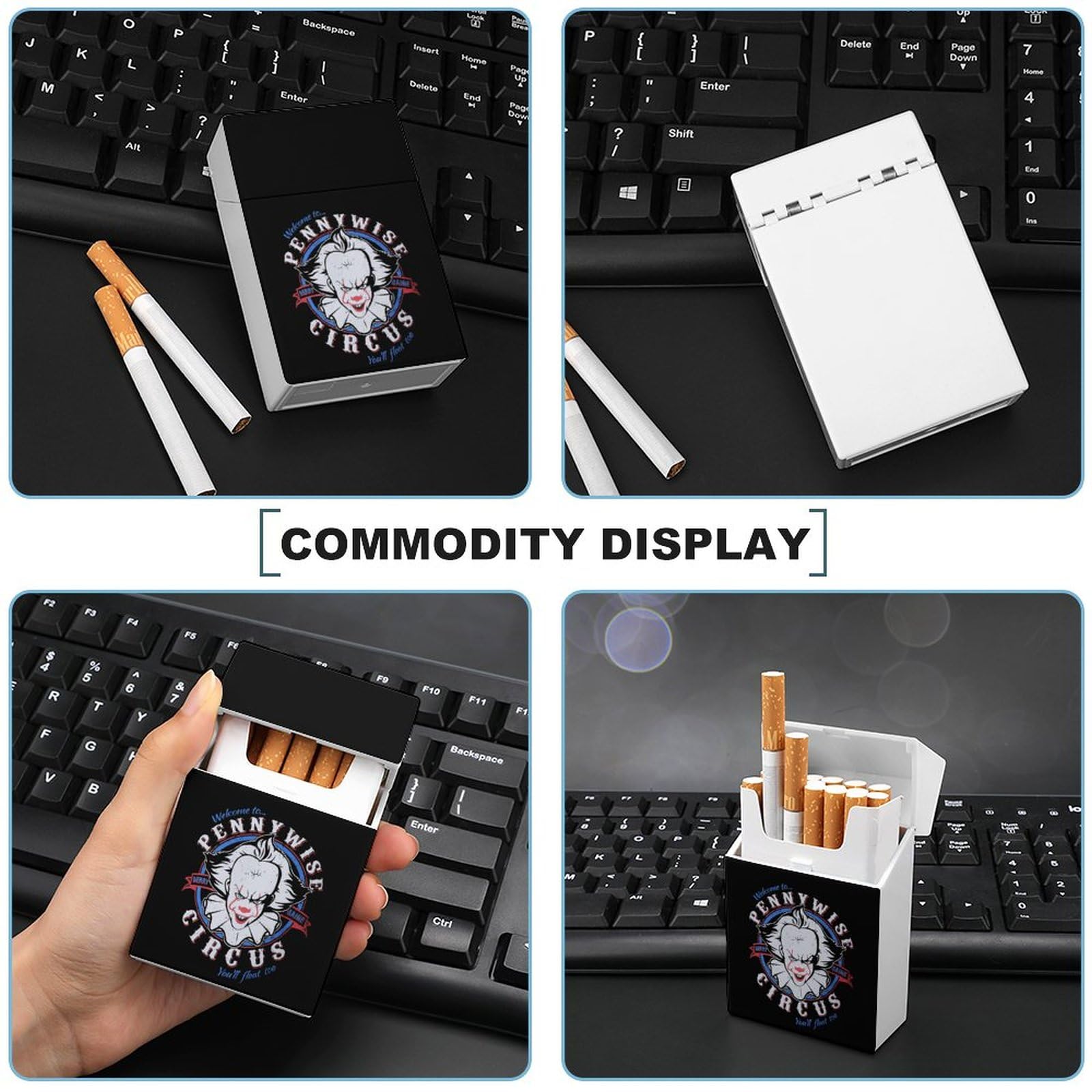 タバコ入れ Amazon.co.jp: タバコケース IT イット ペニーワイズ シガレット
