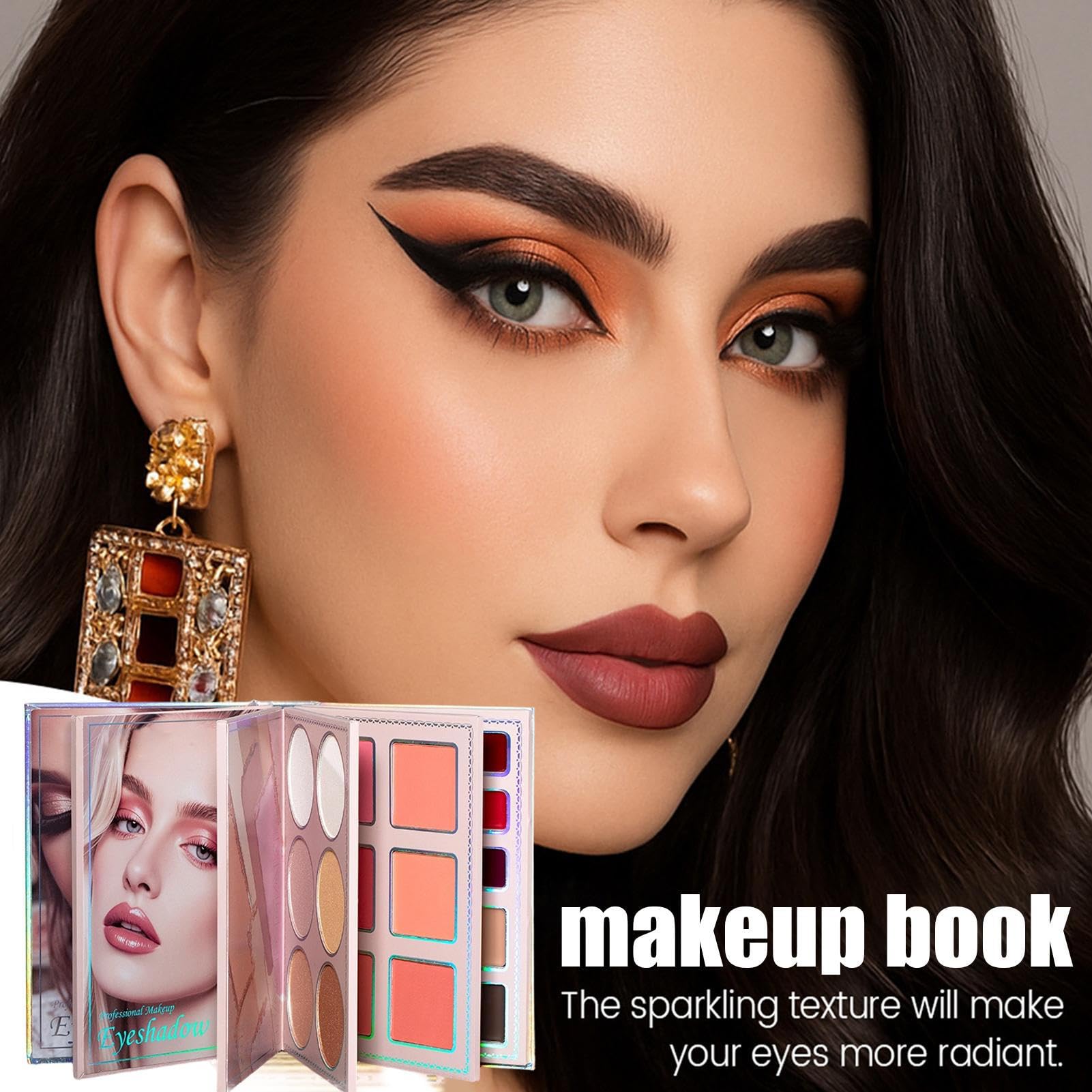 Makeup Book Palette Per Il Trucco | Ombretti Portatile per Studentesse Viaggiatrici Professioniste Sposa Occasioni Quotidiane e Speciali