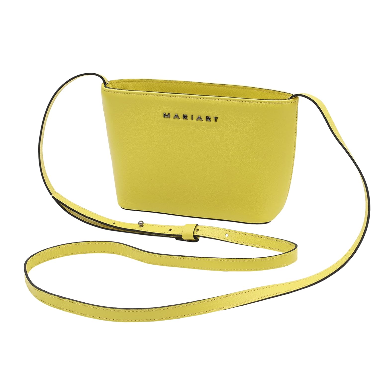 Bolsa de Couro Bovino Legítimo Feminina Transversal Mariart Mini Cristal