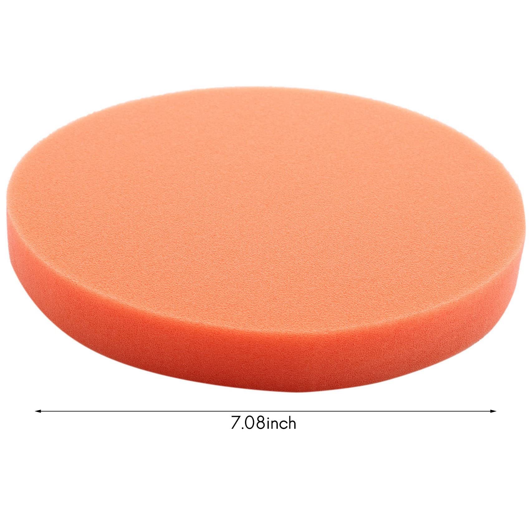 50 sztuk 180 mm 7 płaskich gąbek polerskich brutto polerka zestaw do polerowania samochodu Clean Waxing, konserwacja, pielęgnacja