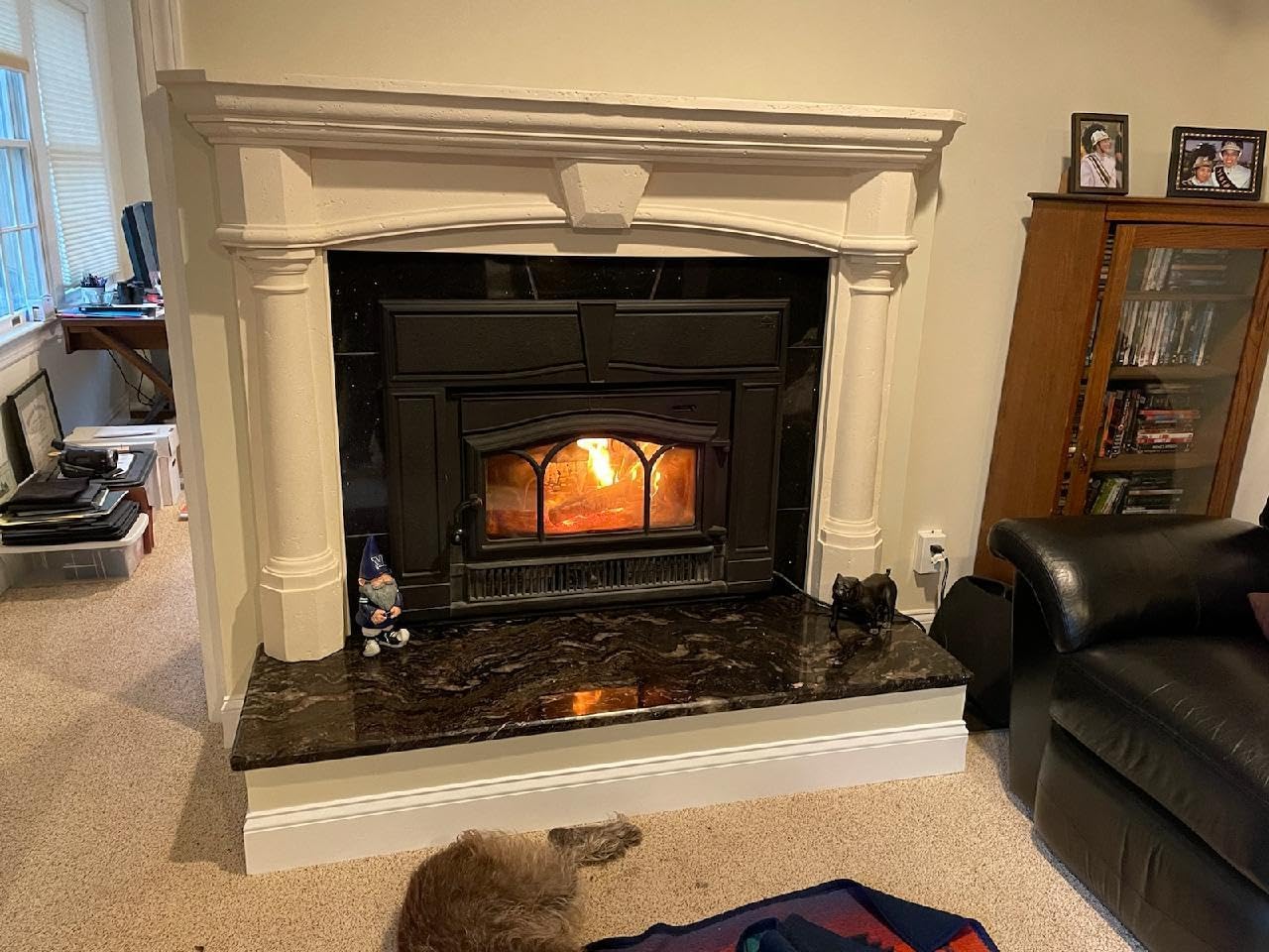 Artisan Cast Stone Noncombustible Fireplace Mantel Surround