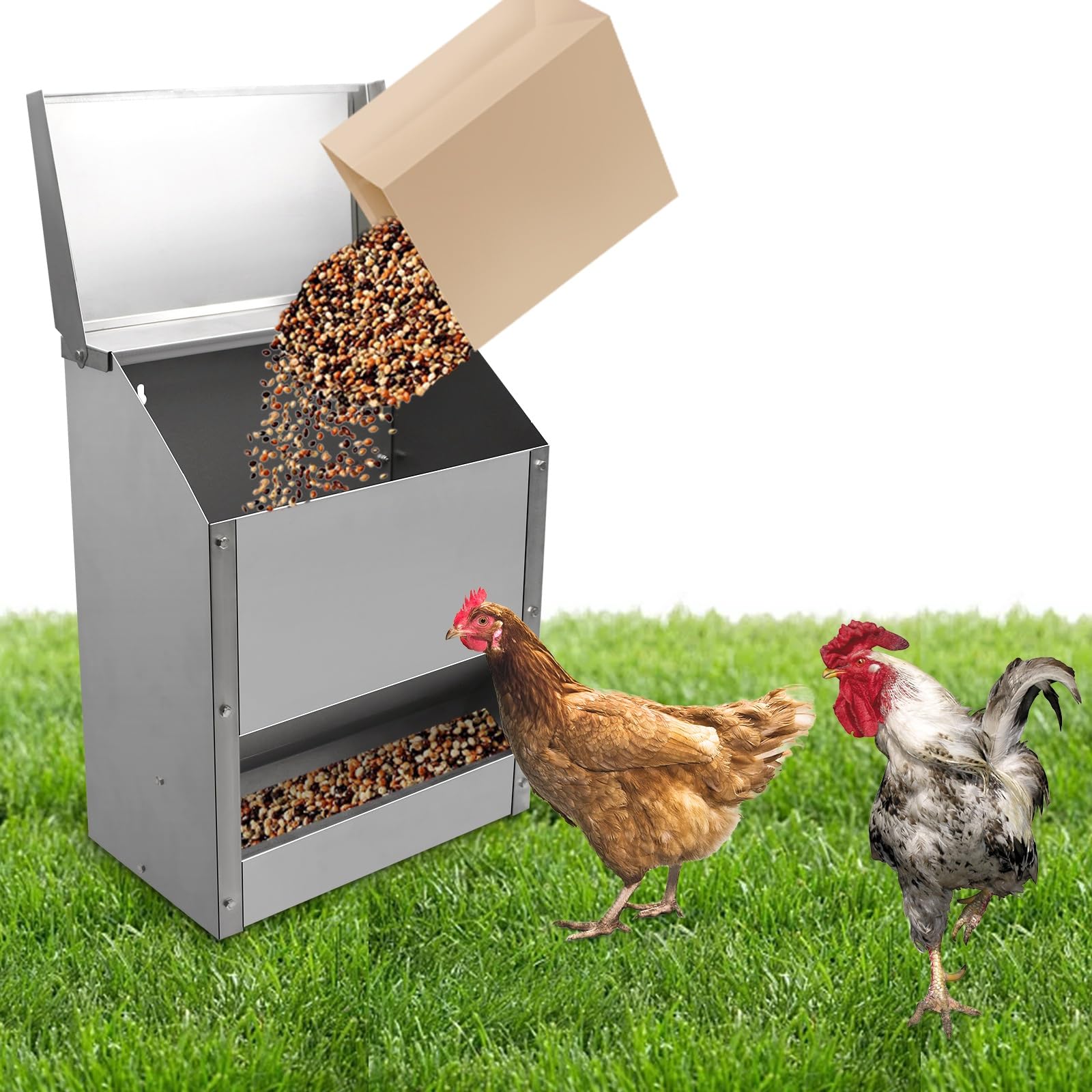 Voertoren Happy Range 2kg met handige poten
