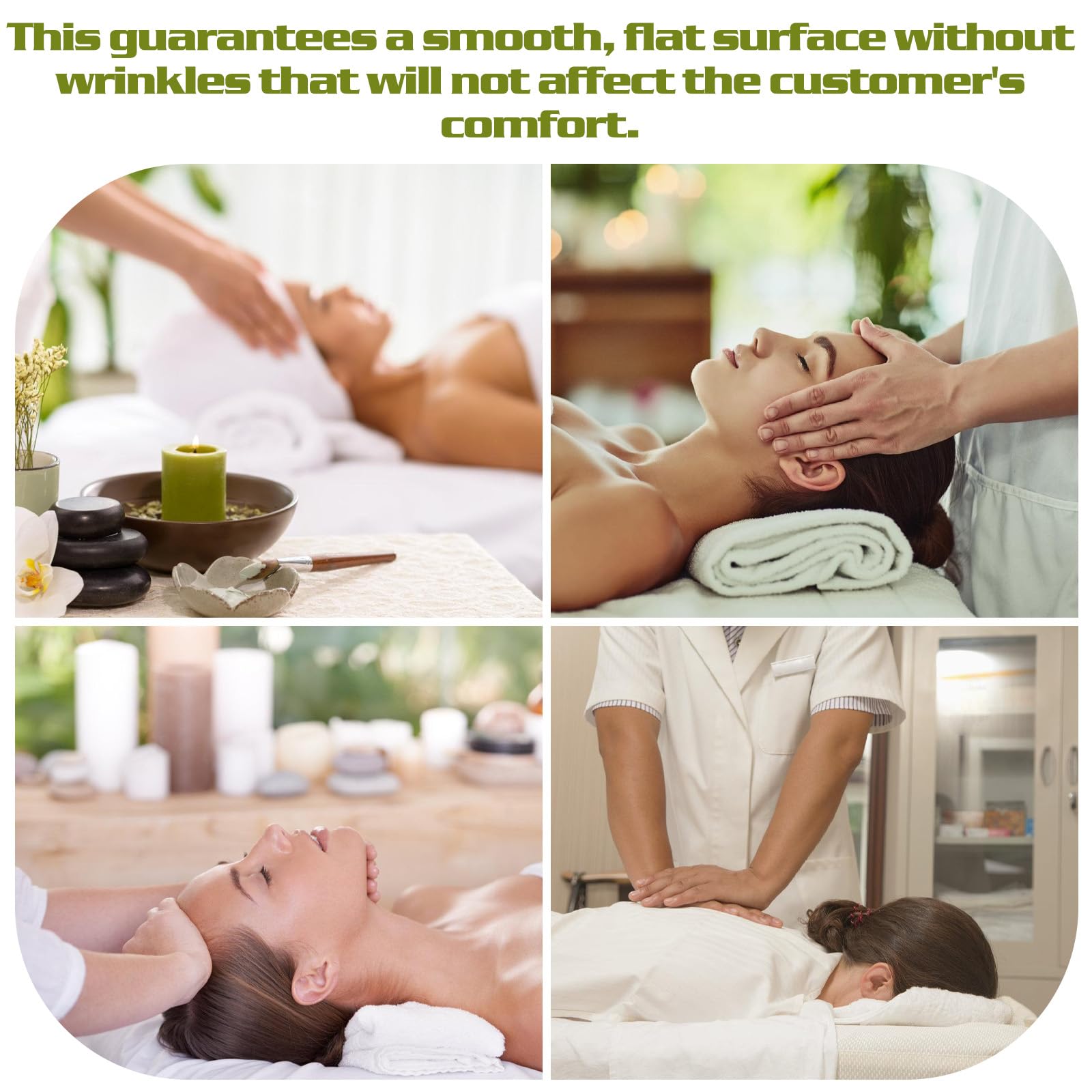 Rivestimento per lettino da massaggio, 190 x 80 cm, lavabile, elasticizzato, anti-sporco, per lettini di bellezza e trattamento