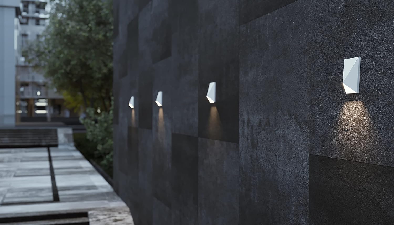 Knox 10" High White LED Outdoor Wall Light