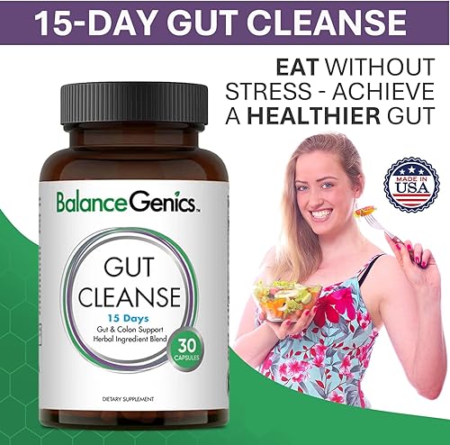 Miniatura 2 de Limpieza intestinal de 15 días - Limpiador de colon natural a base de plantas para apoyo digestivo - Suplemento diario de salud intestinal para