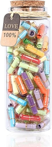 Miniatura 16 de Tintnut Regalo de San Valentín para novio/novia, letras de cápsula, 30 unidades, mensaje de amor, letras de amor, píldoras de mensaje, regalo medio