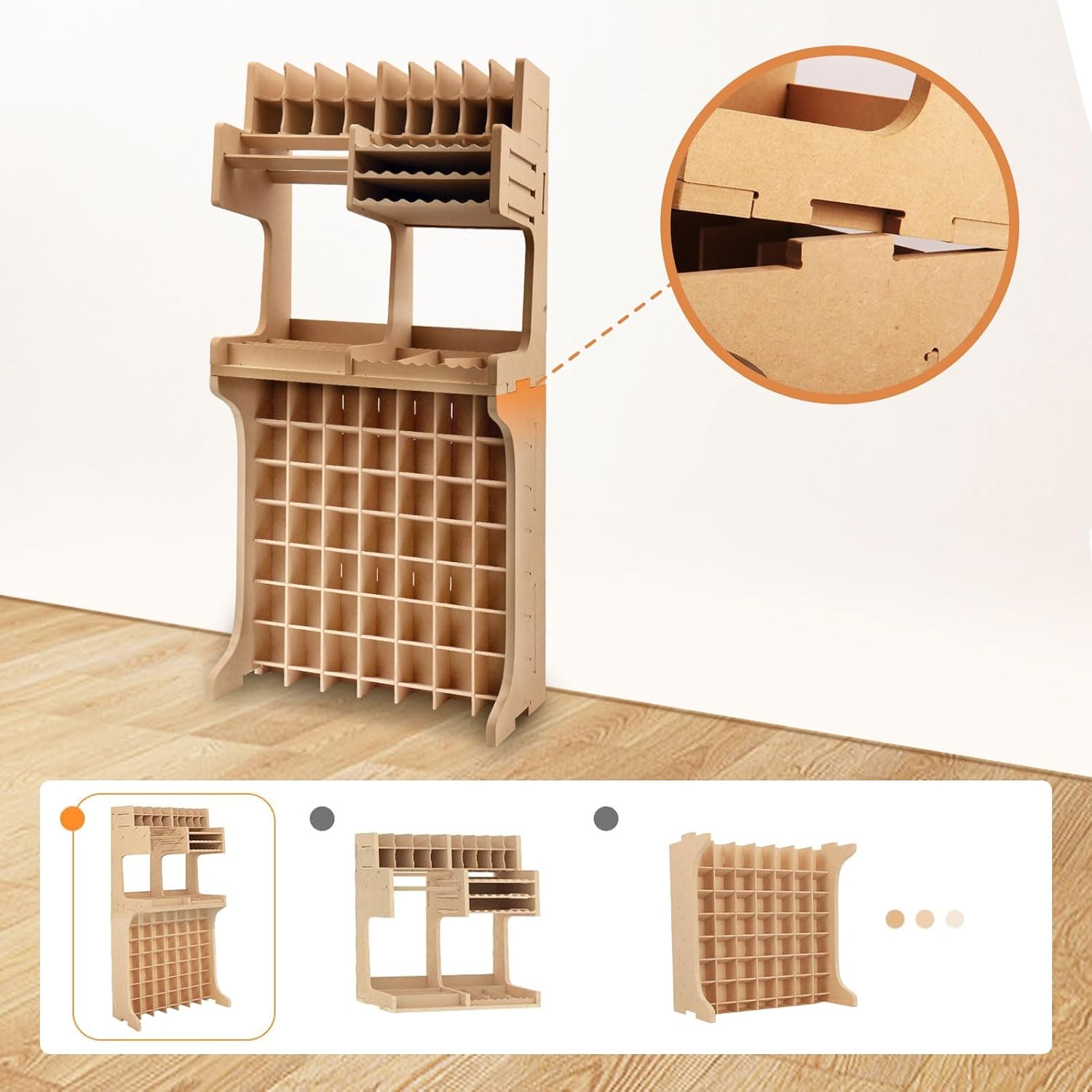 Model Tool Organizer - All-in-One Paint Rack for Scissors, Tweezers, Tamiya & MR Hobby Paint Storage