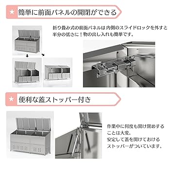 実家大掃除中  Amazon.co.jp: ゴミ箱 屋外 ゴミステション 大きい カラス除け