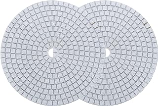 uxcell Diamond Polishing Pad 7-Inch 50 Grits Wet/Dry Grinding for Stone Concrete Marble Countertop Floor 2pcs