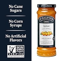 Vista 3 de St. Dalfour Mermelada de Albaricoque - 10 oz - 100% de Fruta, Sin Ingredientes Artificiales, Sin OGM, Sin Azúcares de Caña, Completamente Natural