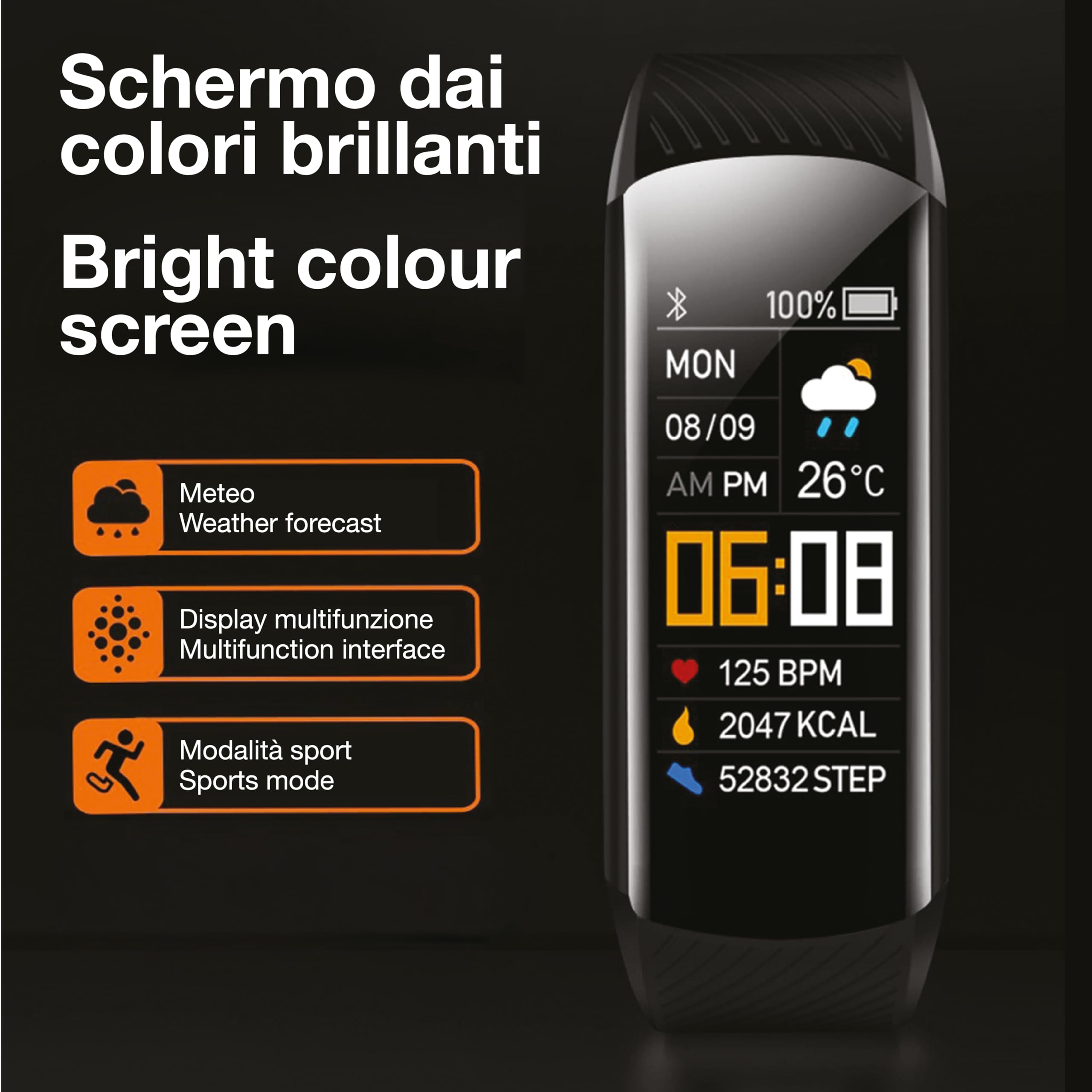 "P16" ACTIVITY HEALTH TRACKER FITBAND