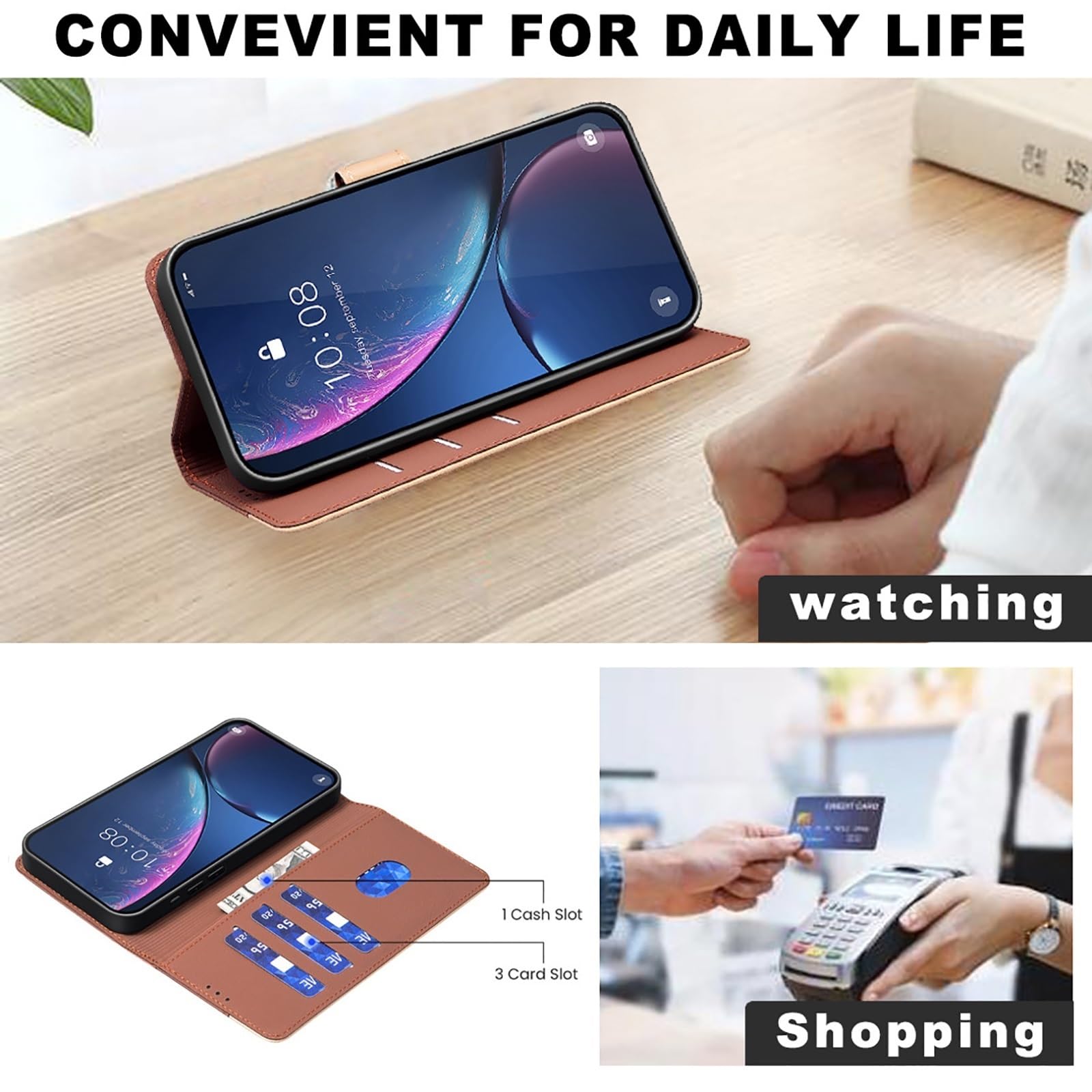 Etui do Samsung Galaxy S25/S25 Plus/S25 Ultra, pokrowiec ochronny na telefon z blokadą RFID (zielony, S25 Ultra)