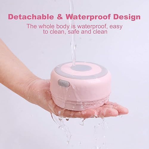 Miniatura 7 de Mini picadora eléctrica de ajo [portátil, inalámbrica, 3.4 fl oz] Mini picadora eléctrica con cuchara, herramienta eléctrica para picar alimentos,