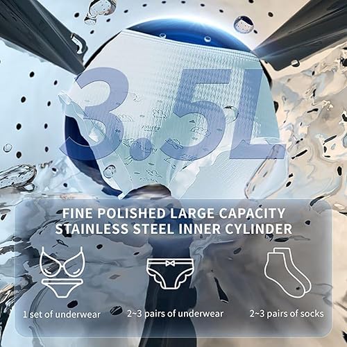 Miniatura 5 de Lavadoras de ropa portátiles Mini lavadora montada en la pared Lavadora de tambor frontal completamente automática Lavadora Capacidad de lavado 0.7