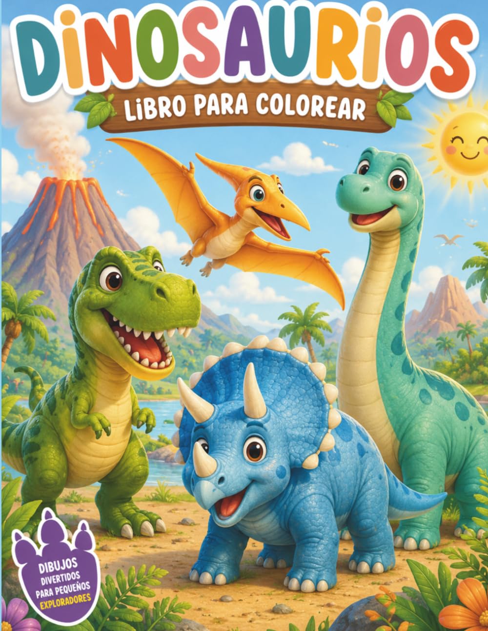 DINOSAURIOS: LIBRO PARA COLOREAR