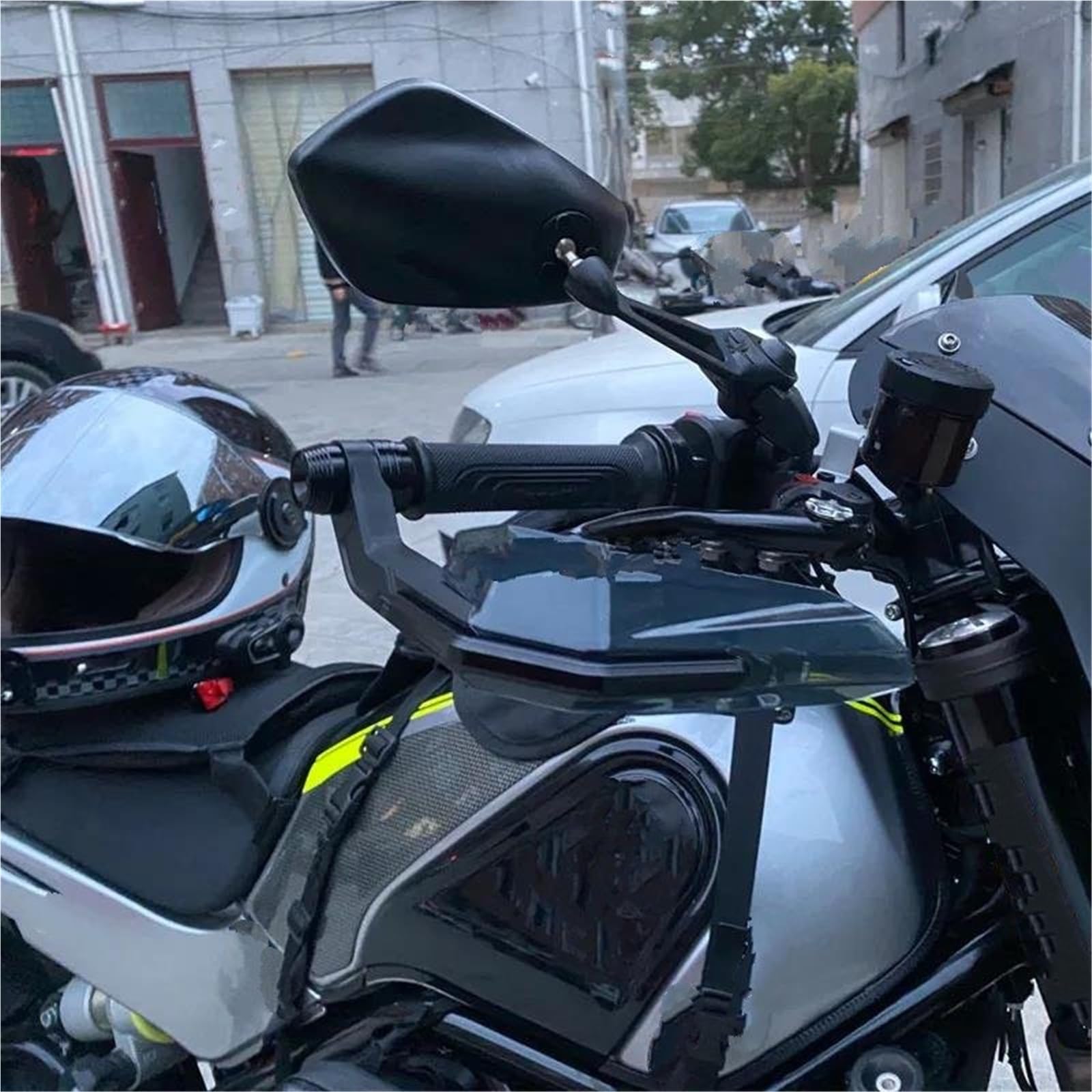 Scudo Protezione Paramani E Protezione Antivento Per Manubrio Moto Per KYMCO AK550 AK 550 Moto Manubrio Parabrezza Paramani