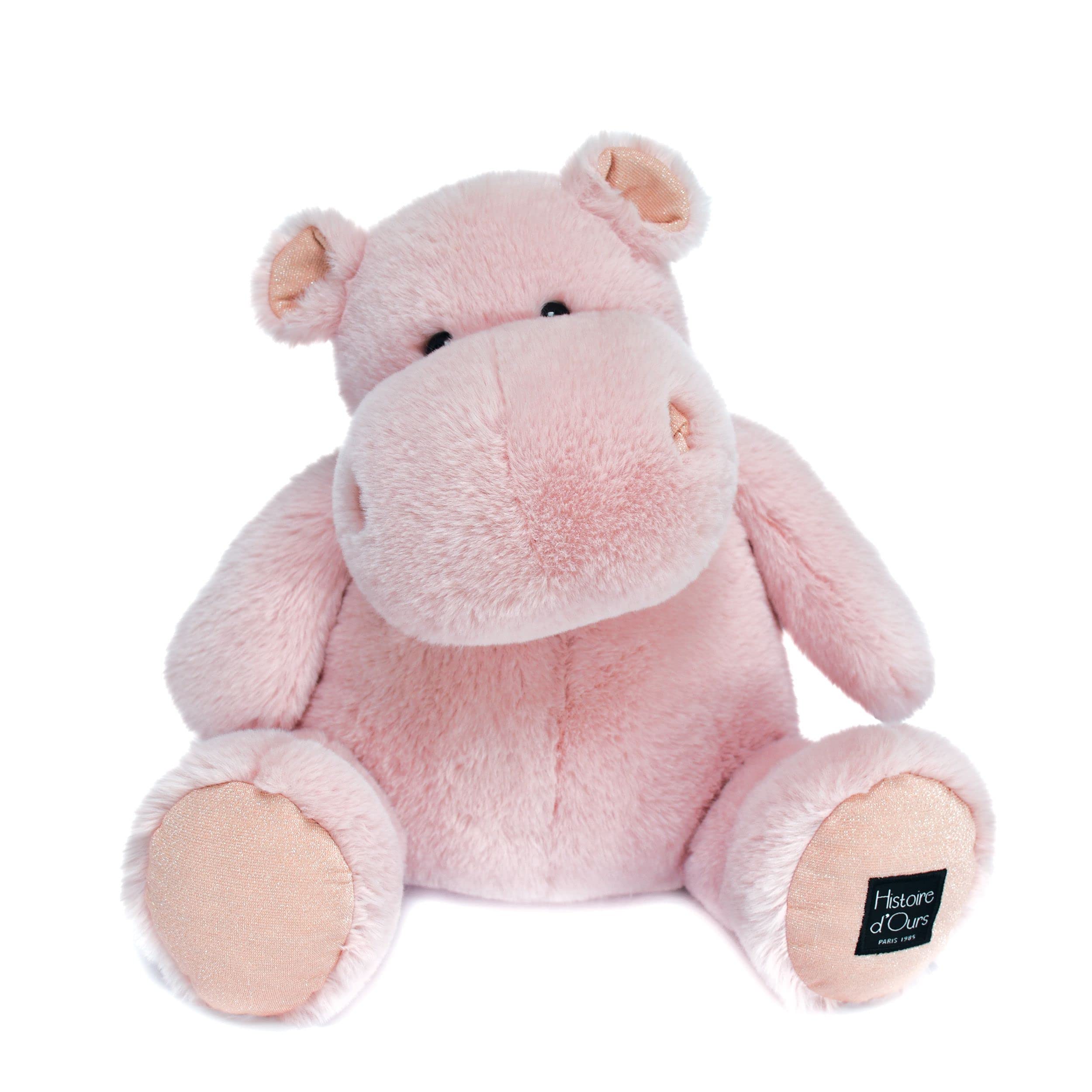 Doudou et Compagnie Hippo, pink, 40 cm