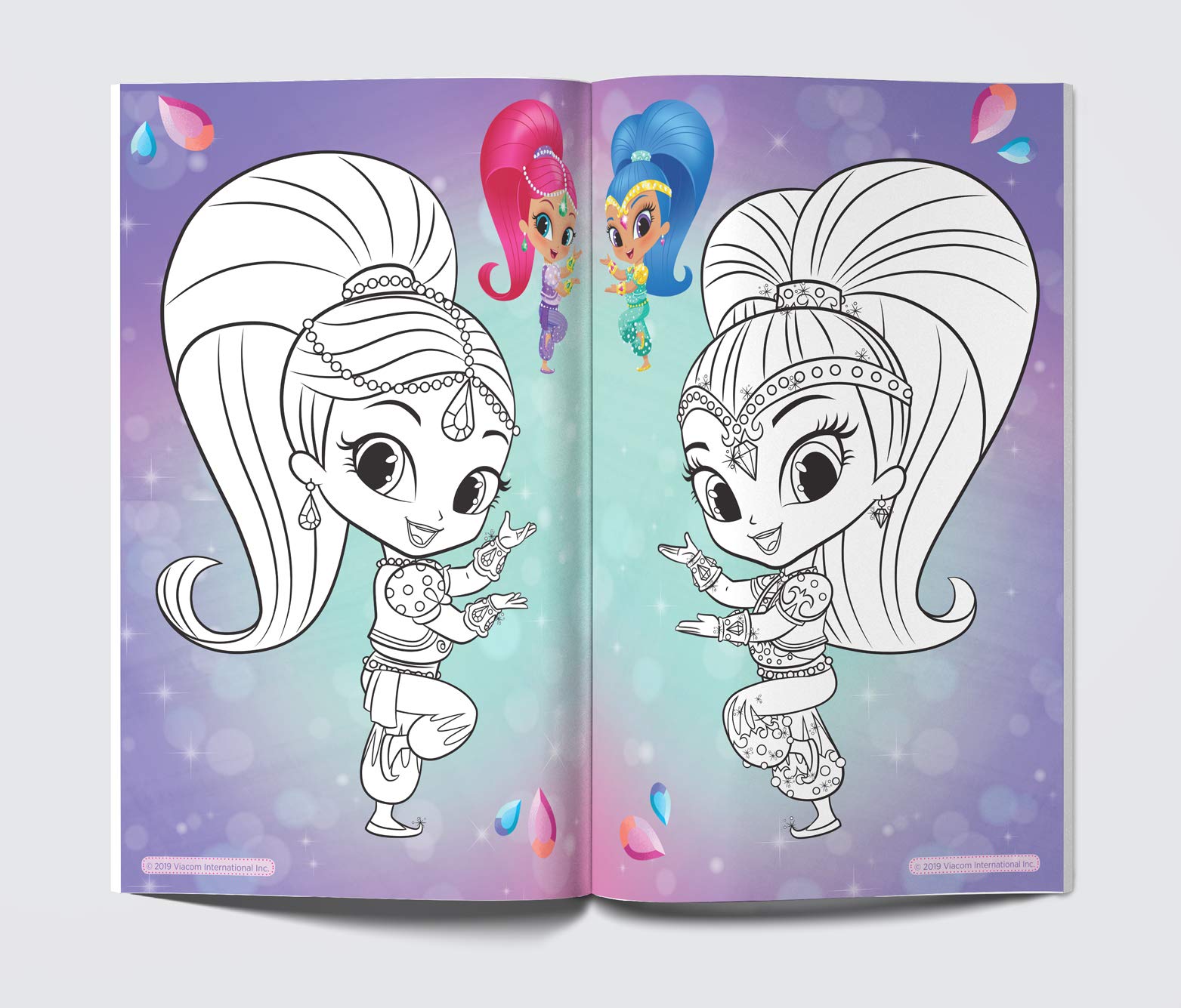 Genie in the Bottle: Giant Coloring Book for Kids (Shimmer & Shine) 2