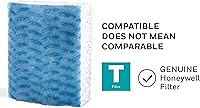 Vista 4 de Honeywell HFT600PF1 Filtro de Mecha de Repuesto T, 1 paquete, Blanco